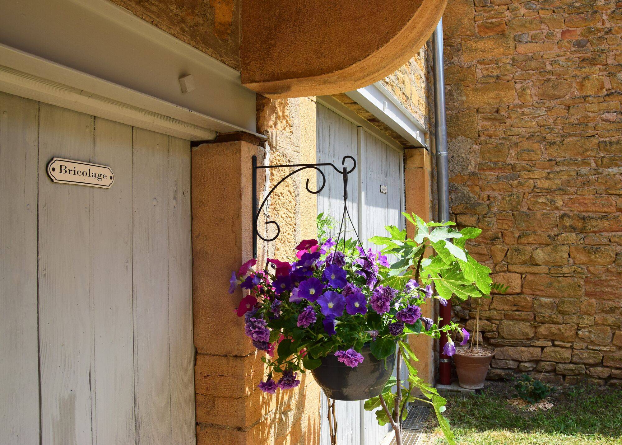 Potence en fil anthracite Classique
