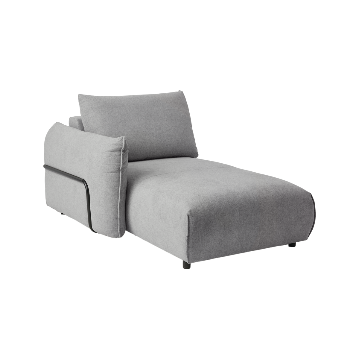 Méridienne pour canapé modulable tissu Solal Méridienne pour canapé modulable tissu Solal