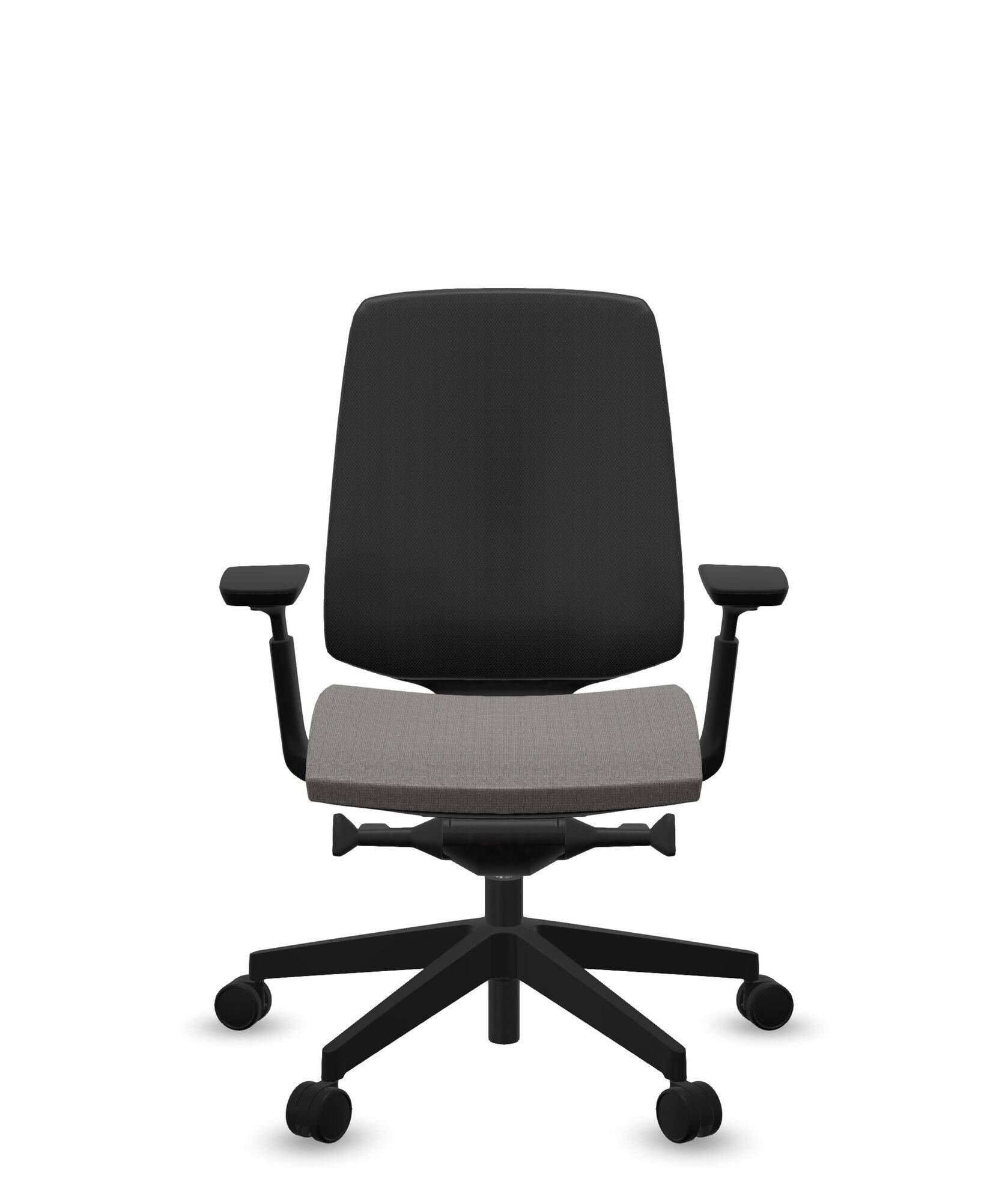 Fauteuil de bureau base noire et dossier résille Light Up 250SL
