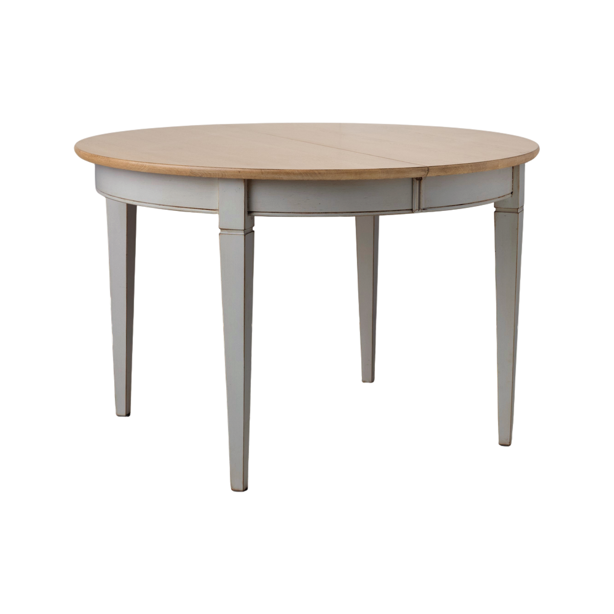 Table à manger ronde extensible bois massif 4 à 8 personnes Embellie Table à manger ronde extensible bois massif 4 à 8 personnes Embellie