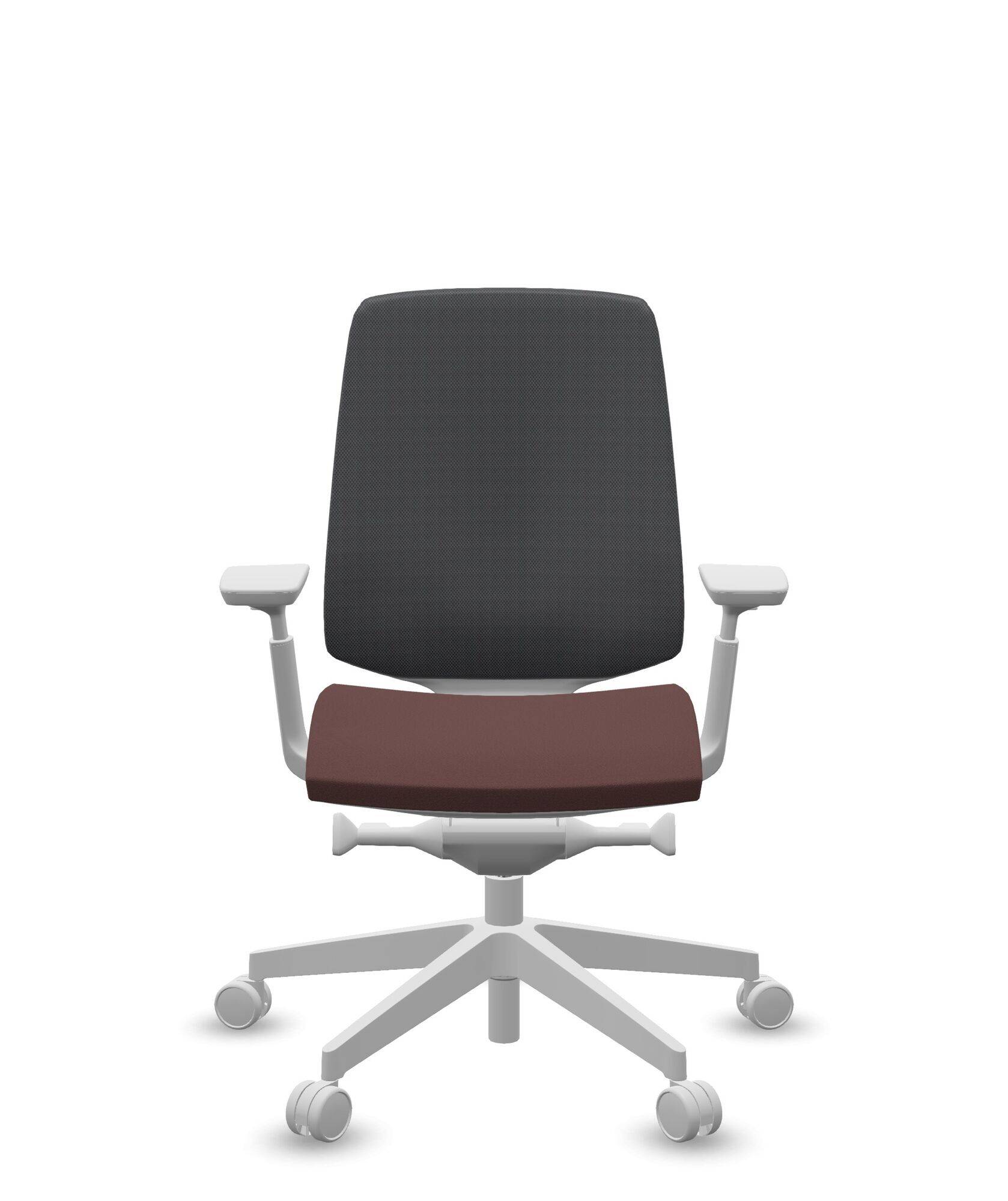 Fauteuil de bureau base grise et dossier résille Light Up 250SL