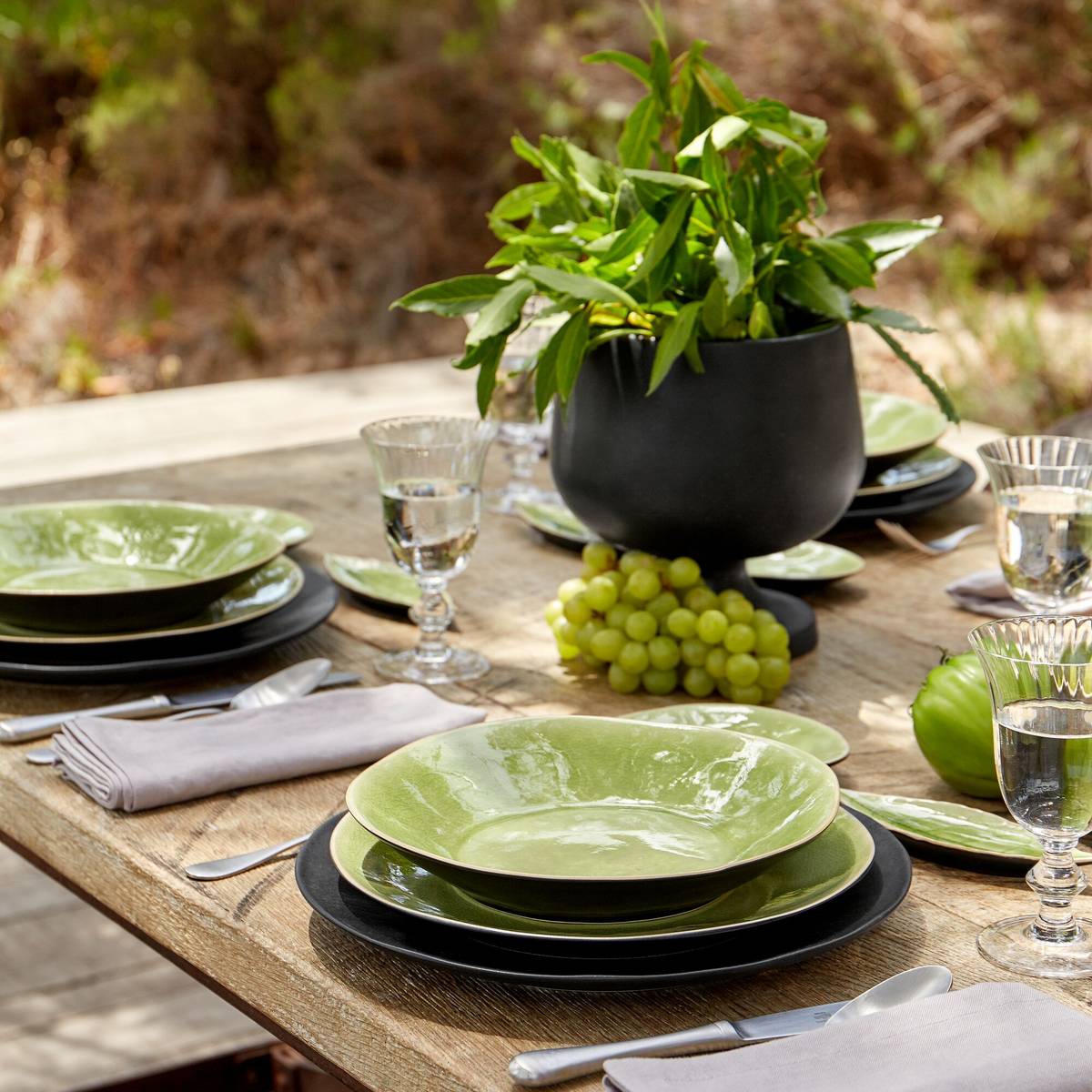 Lot de 6 assiettes plates Riviera Lot de 6 assiettes plates Riviera