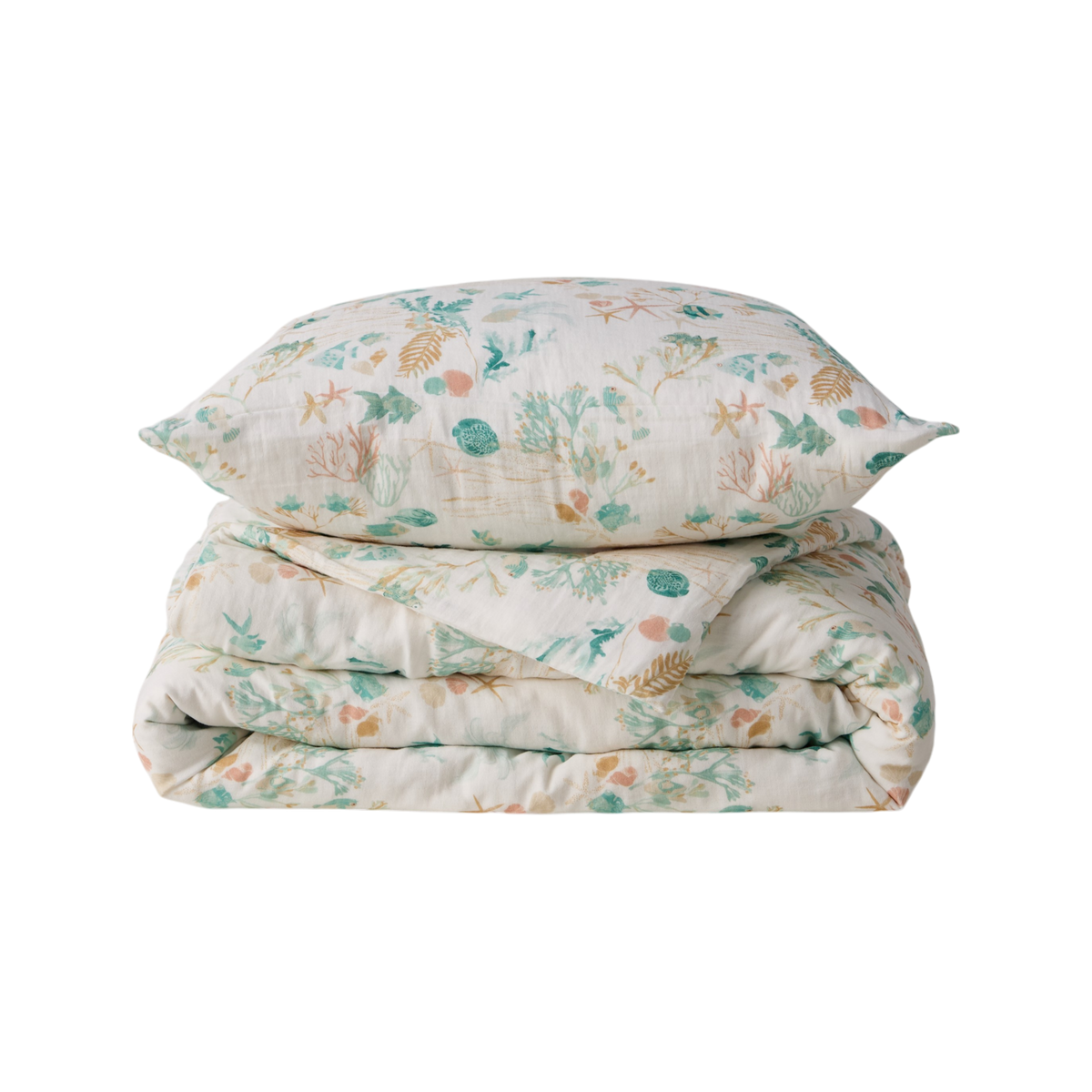 Parure de lit enfant gaze de coton Chansons d'eaux douces Parure de lit enfant gaze de coton Chansons d'eaux douces