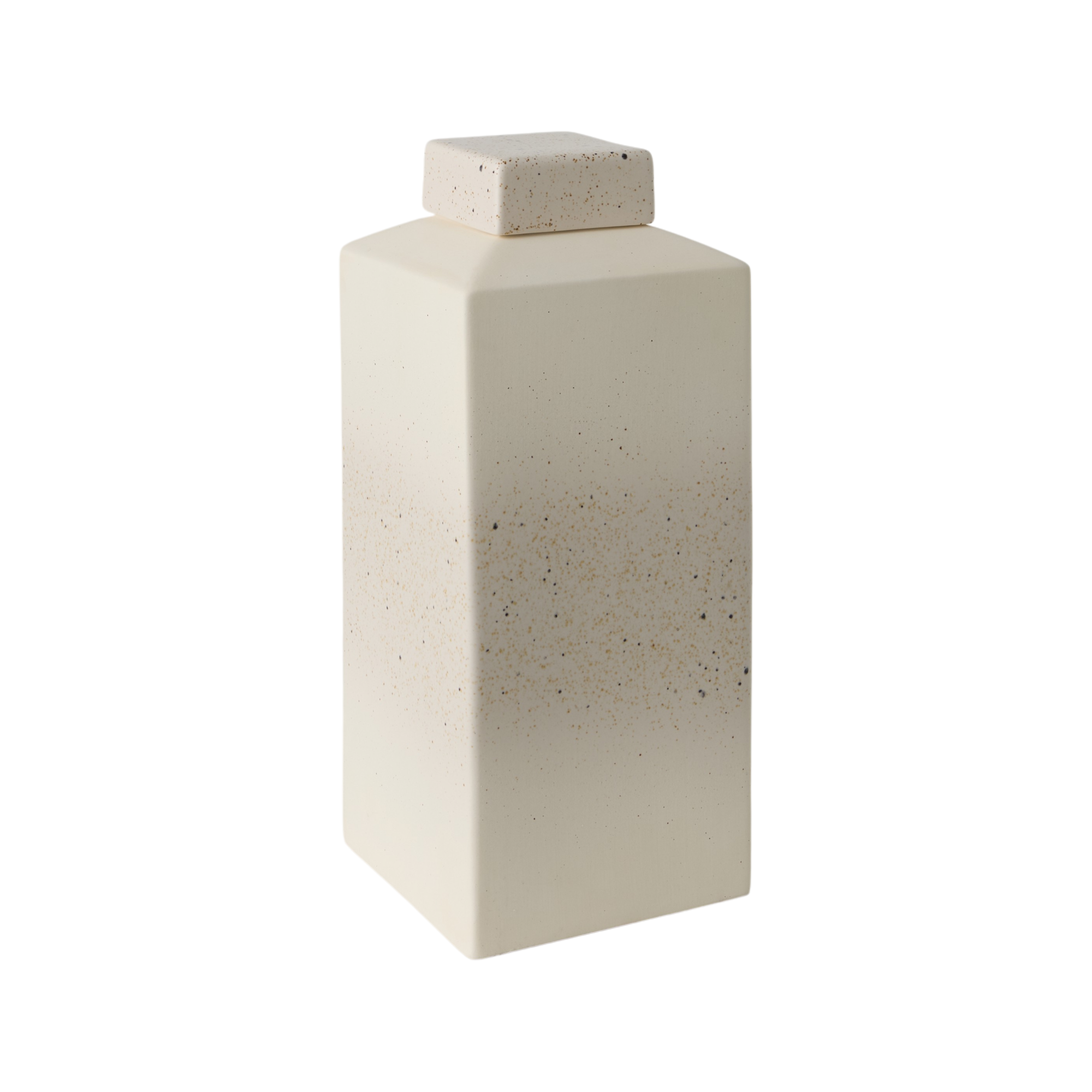Boîte céramique déco moucheté 36 cm Sélène