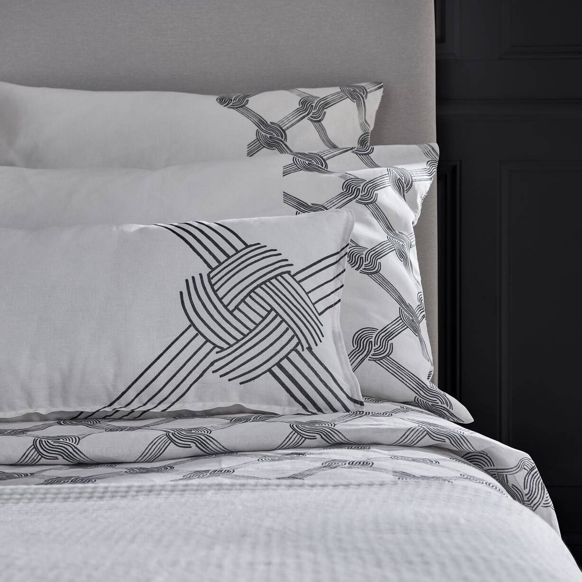 Coussin coton lin Nautique Coussin coton lin Nautique