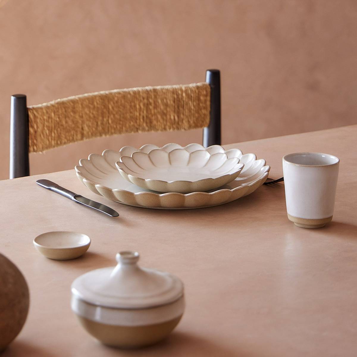 Assiette grès déco Marrakesh Assiette grès déco Marrakesh