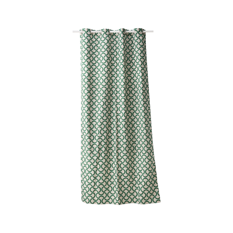 Lot de 2 rideaux coton Jardin Urbain Lot de 2 rideaux coton Jardin Urbain