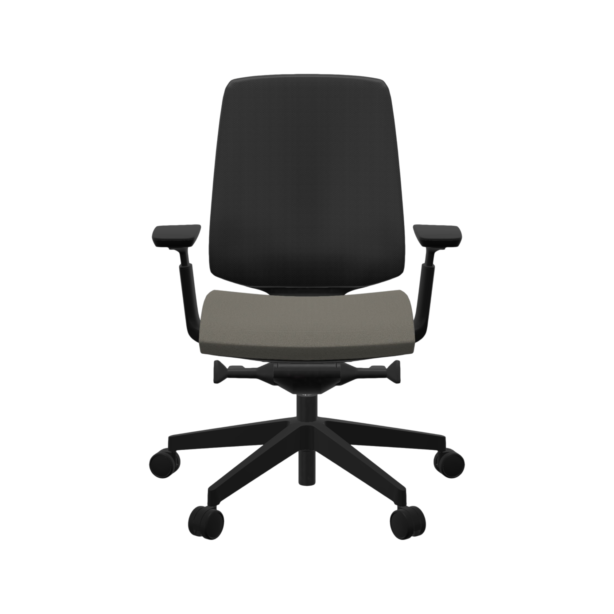 Fauteuil de bureau base noire et dossier résille Light Up 250SL - Image 1