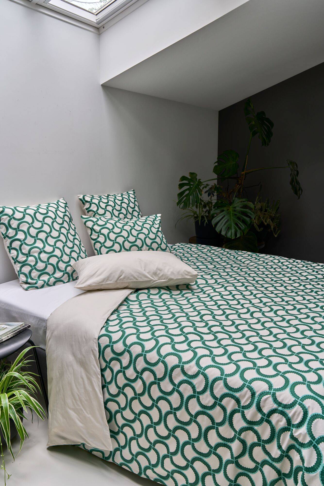 Parure de lit coton bio Jardin Urbain