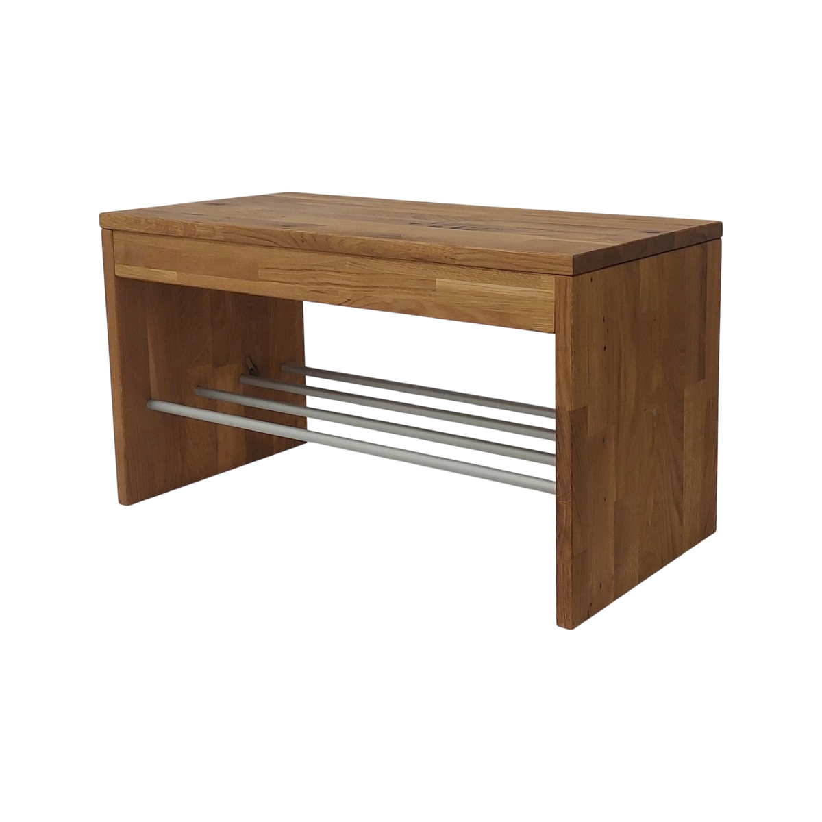 Banc à chaussures bois massif 1 place Cyriel - Seconde Chance Banc à chaussures bois massif 1 place Cyriel - Seconde Chance