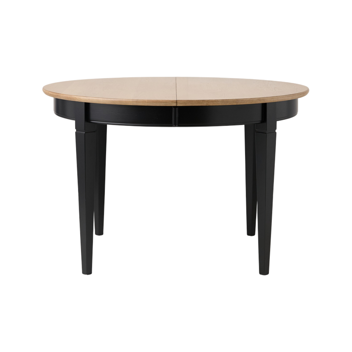 Table à manger ronde extensible bois massif 4 à 8 personnes Embellie Table à manger ronde extensible bois massif 4 à 8 personnes Embellie