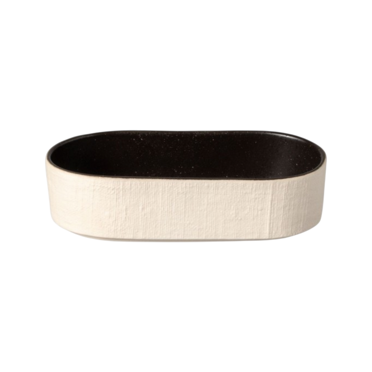 Plateau creux ovale grès déco 19 cm Notos Plateau creux ovale grès déco 19 cm Notos