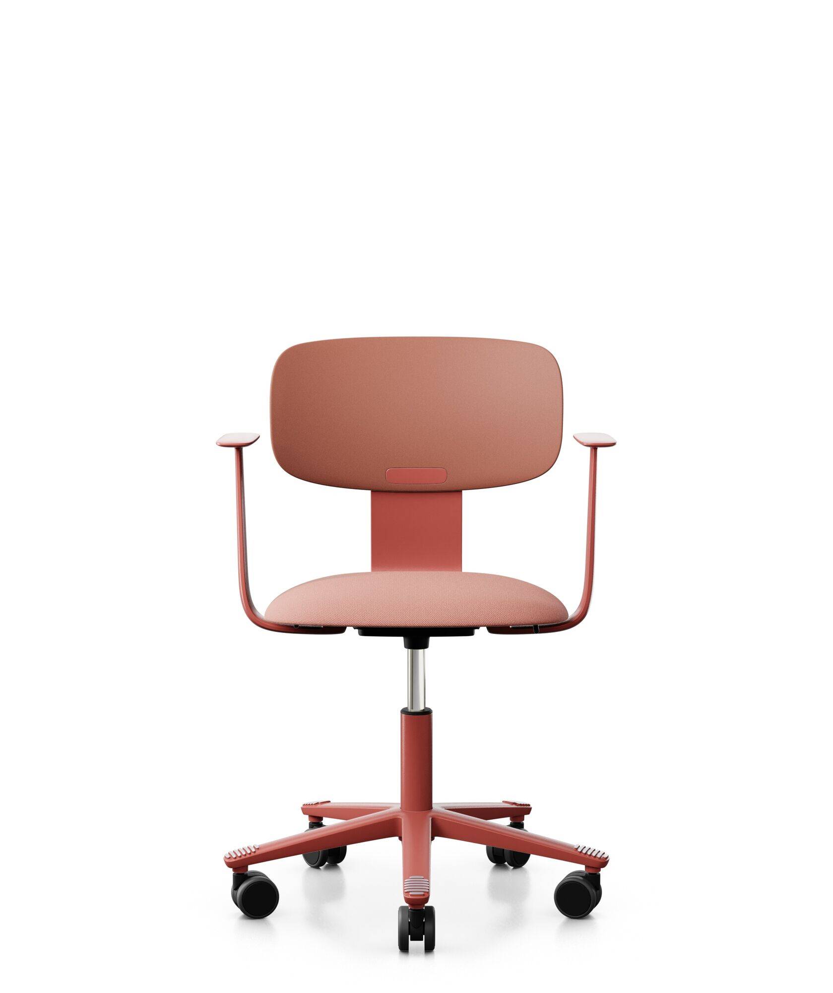 Chaise de bureau assise capitonnée avec accoudoirs Tion 2140