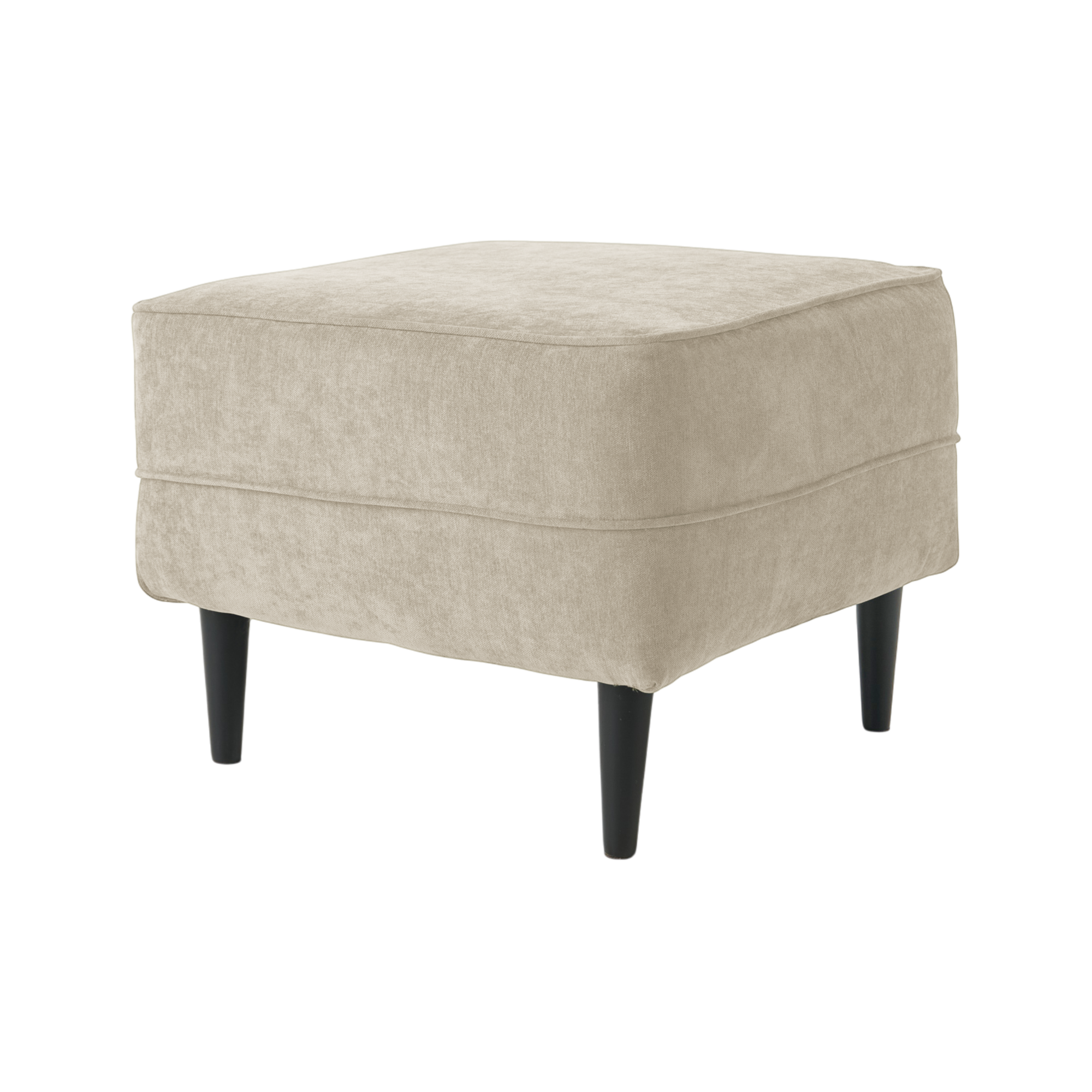 CAMIF Repose-pieds tissu Oscar 24 jours Naturel 