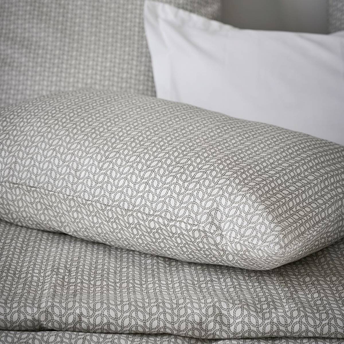 Parure de lit coton lin Néo Classique Parure de lit coton lin Néo Classique