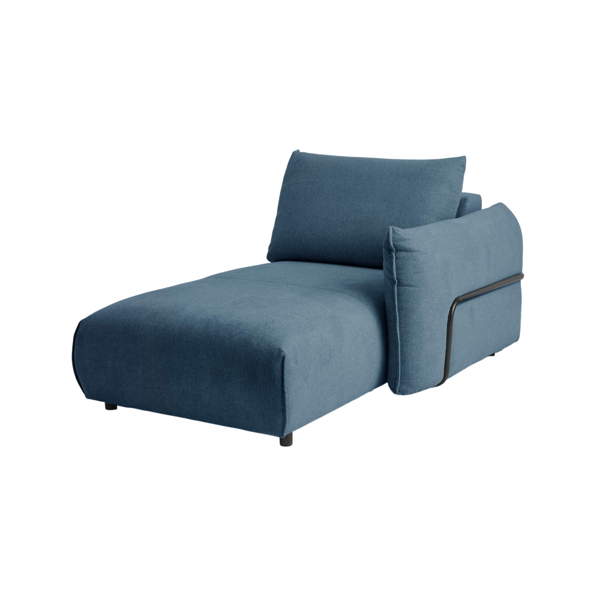 Méridienne pour canapé modulable tissu Solal