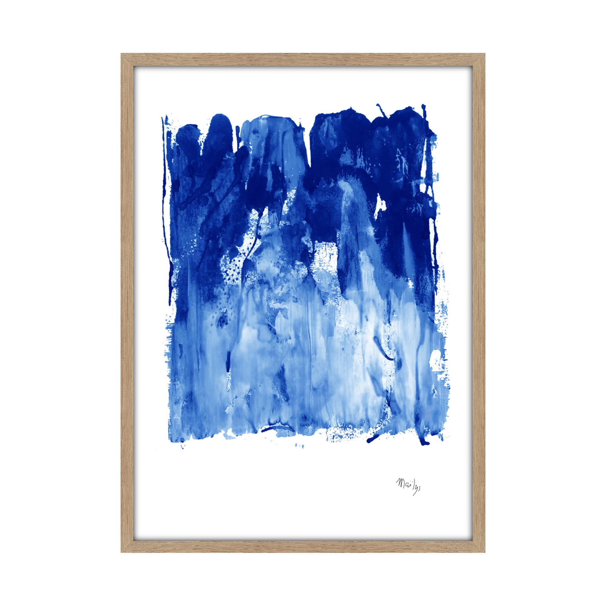 Tableau MY Bleu Klein F 50 x 70 cm