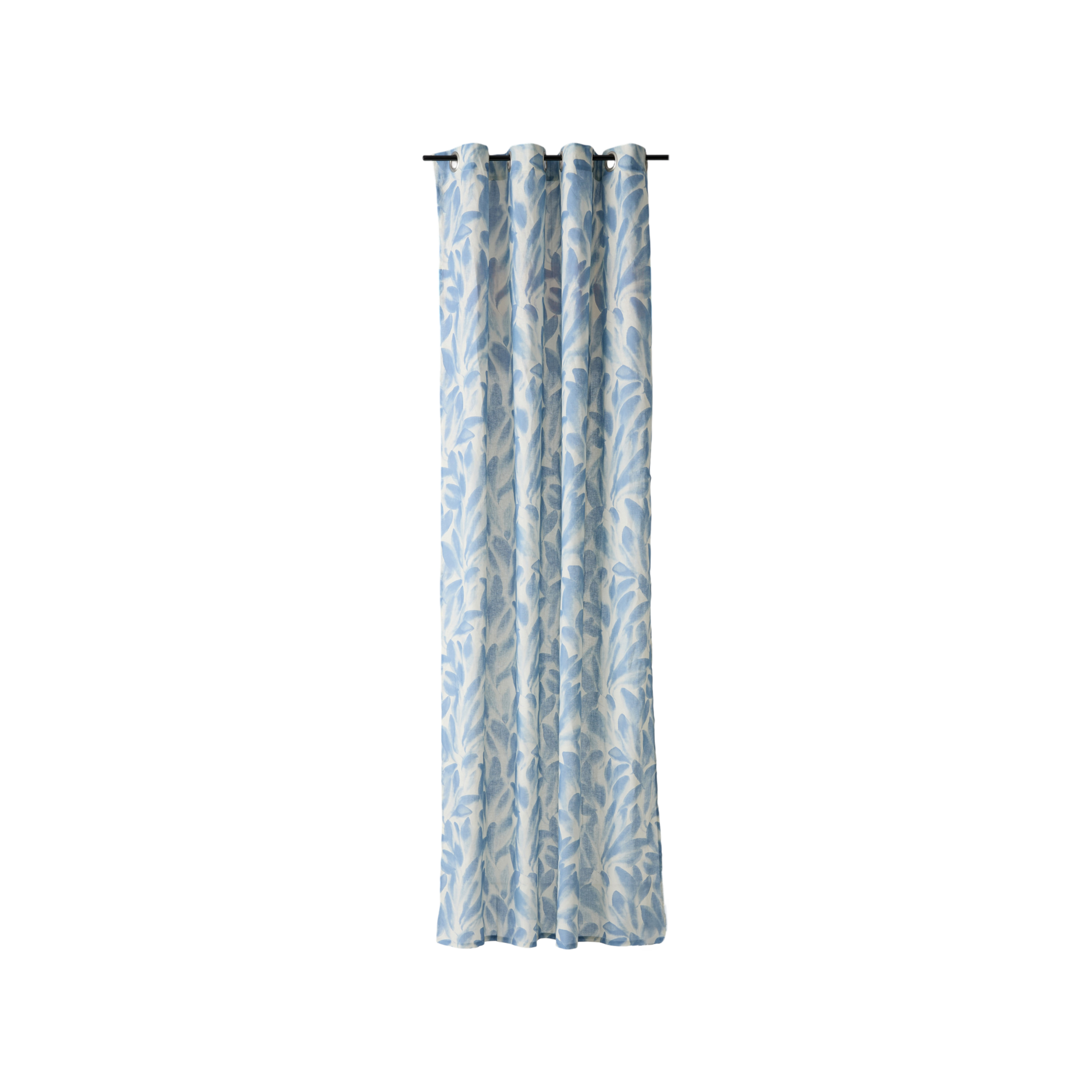 Lot de 2 rideaux coton lin Plantain