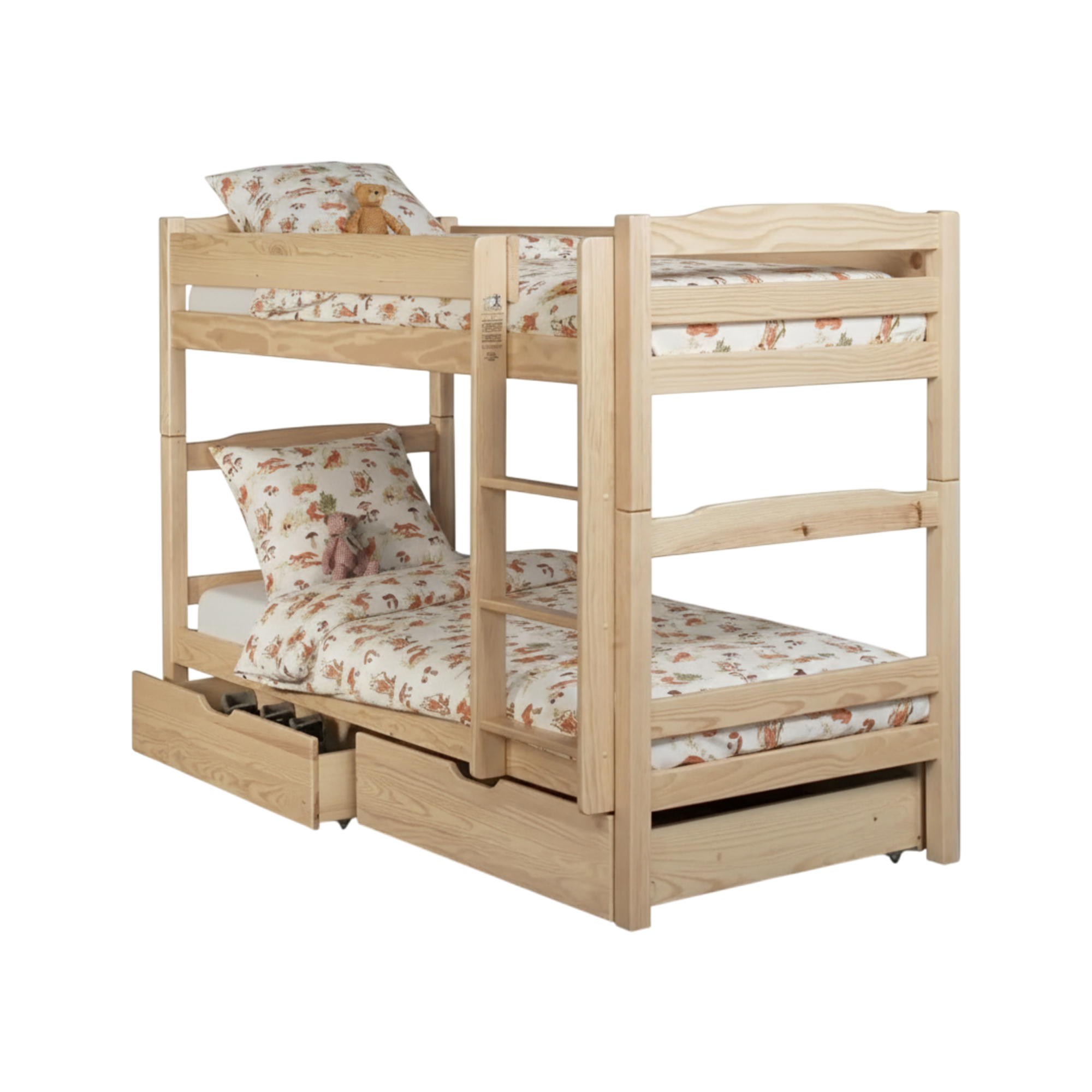 Lits superposés séparables + lot de 2 tiroirs