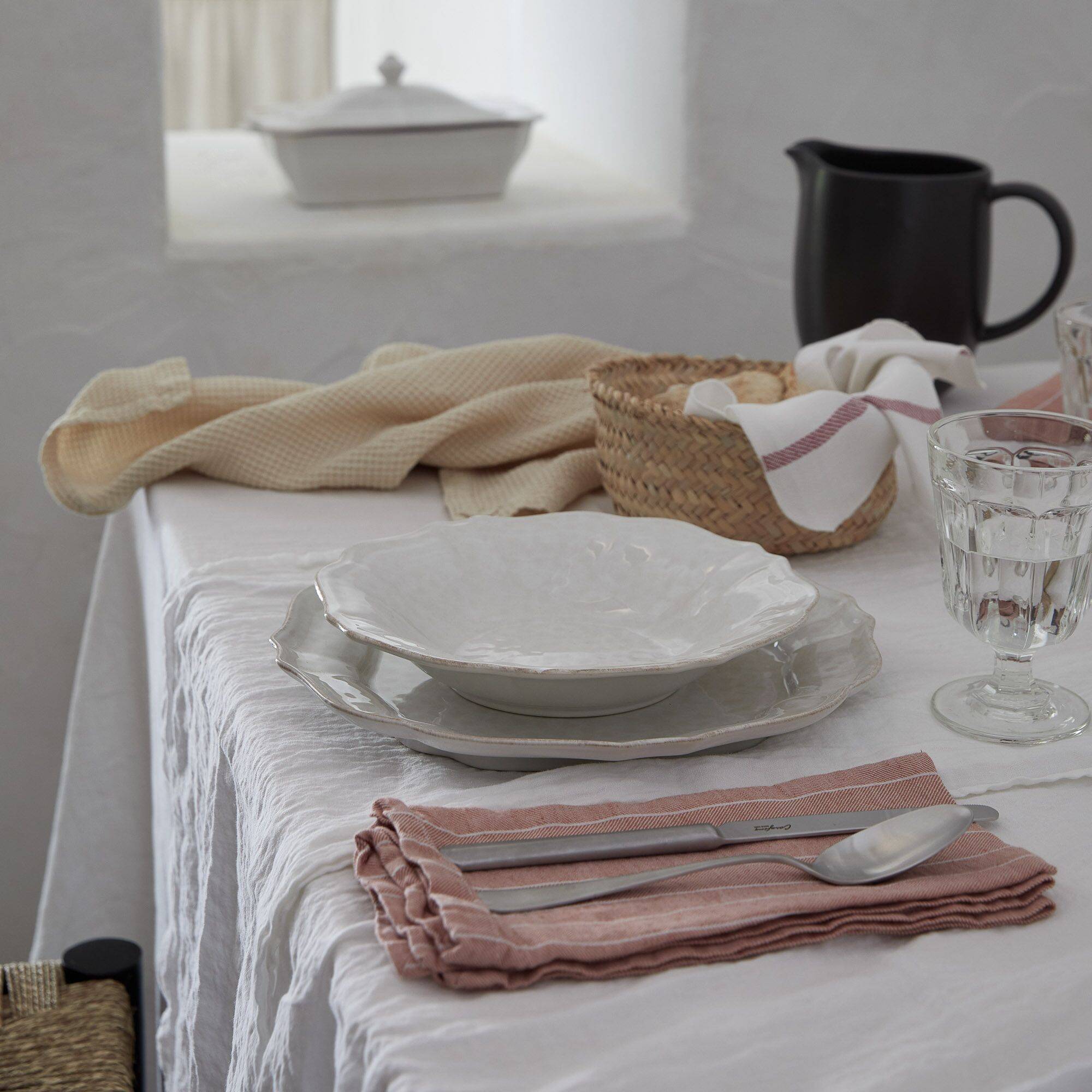 Lot de 6 assiettes creuses 24 cm IMPRESSIONS - Image 1