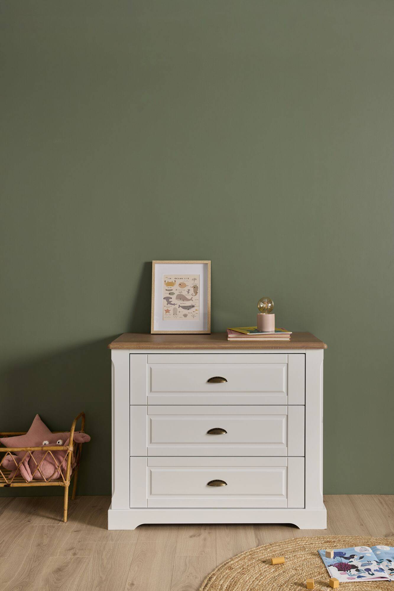 Commode 3 tiroirs Apolline - Image 1