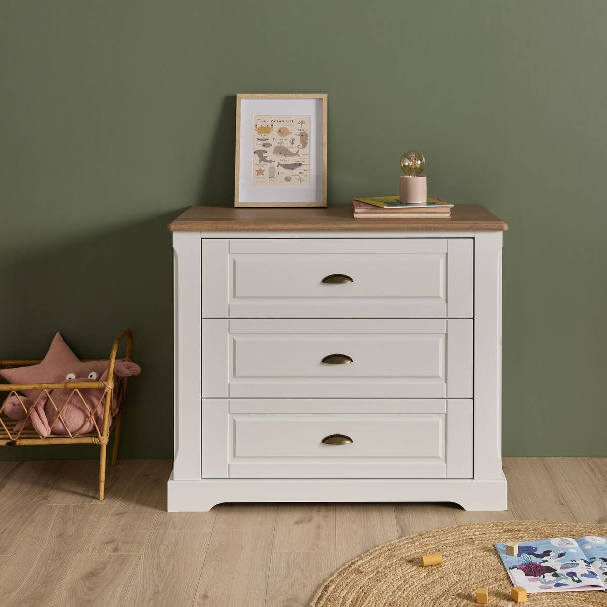 Commode 3 tiroirs Apolline Commode 3 tiroirs Apolline