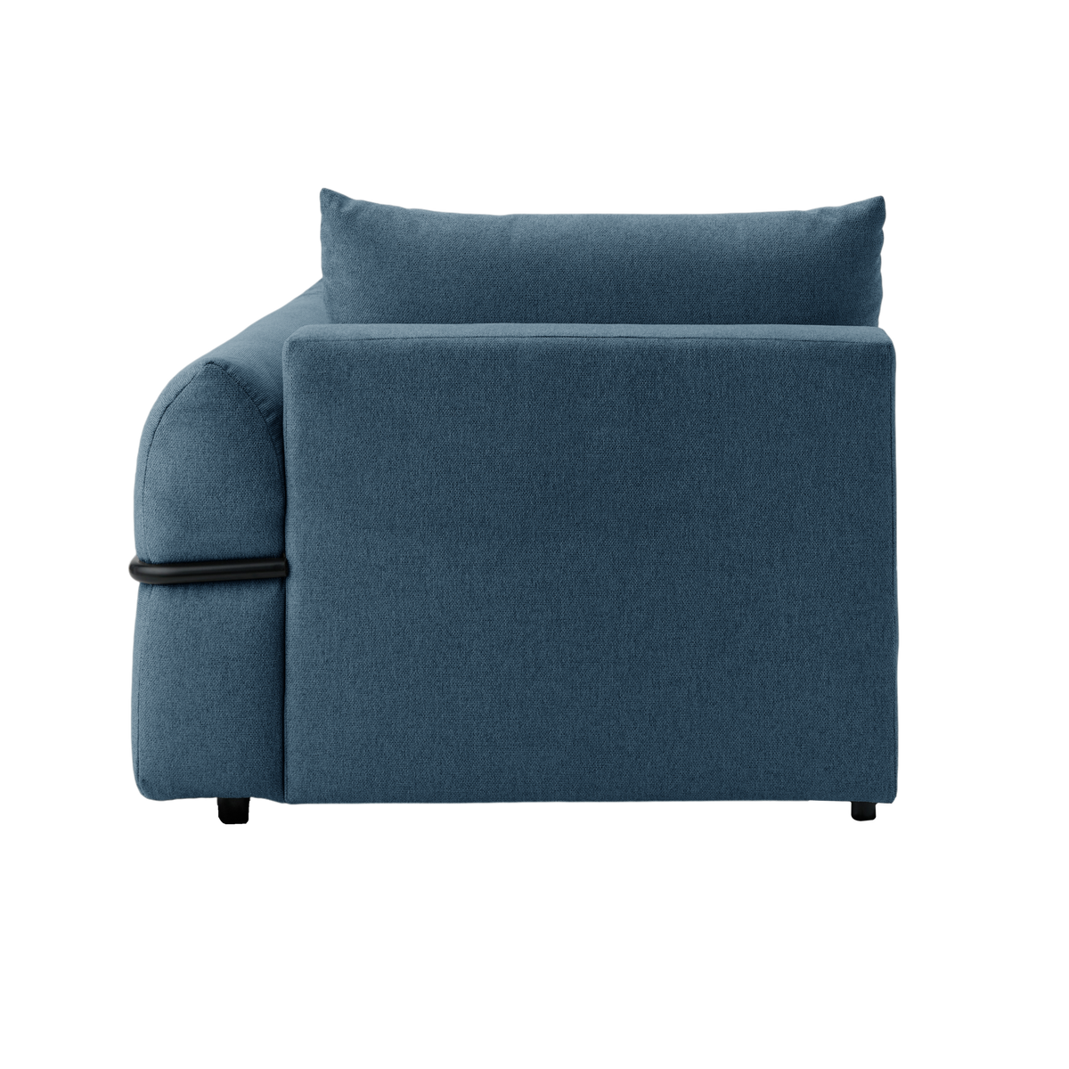 Chauffeuse avec accoudoir pour canapé modulable tissu Solal Chauffeuse avec accoudoir pour canapé modulable tissu Solal