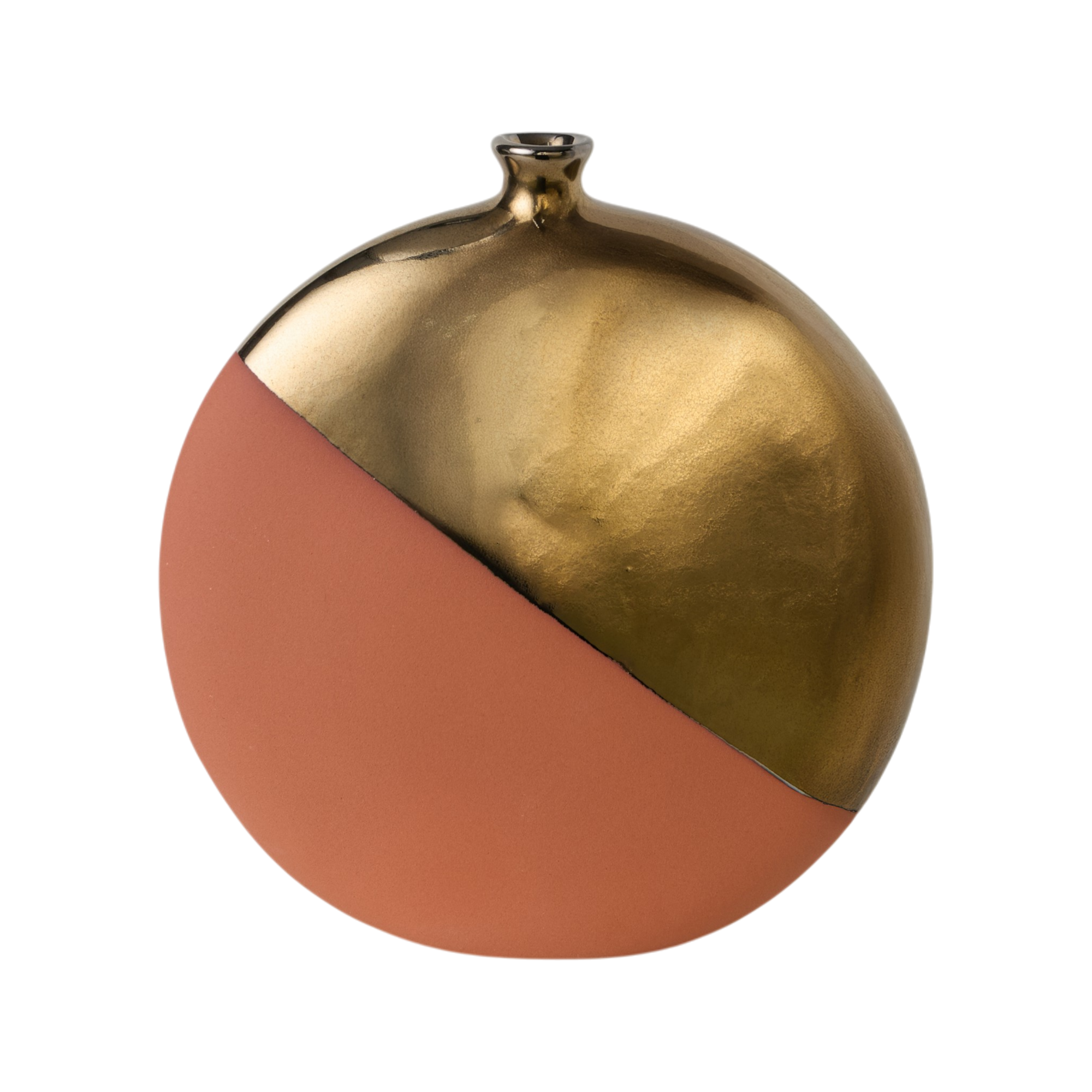 Vase céramique déco plat rond 42 cm Stellan - Image 1
