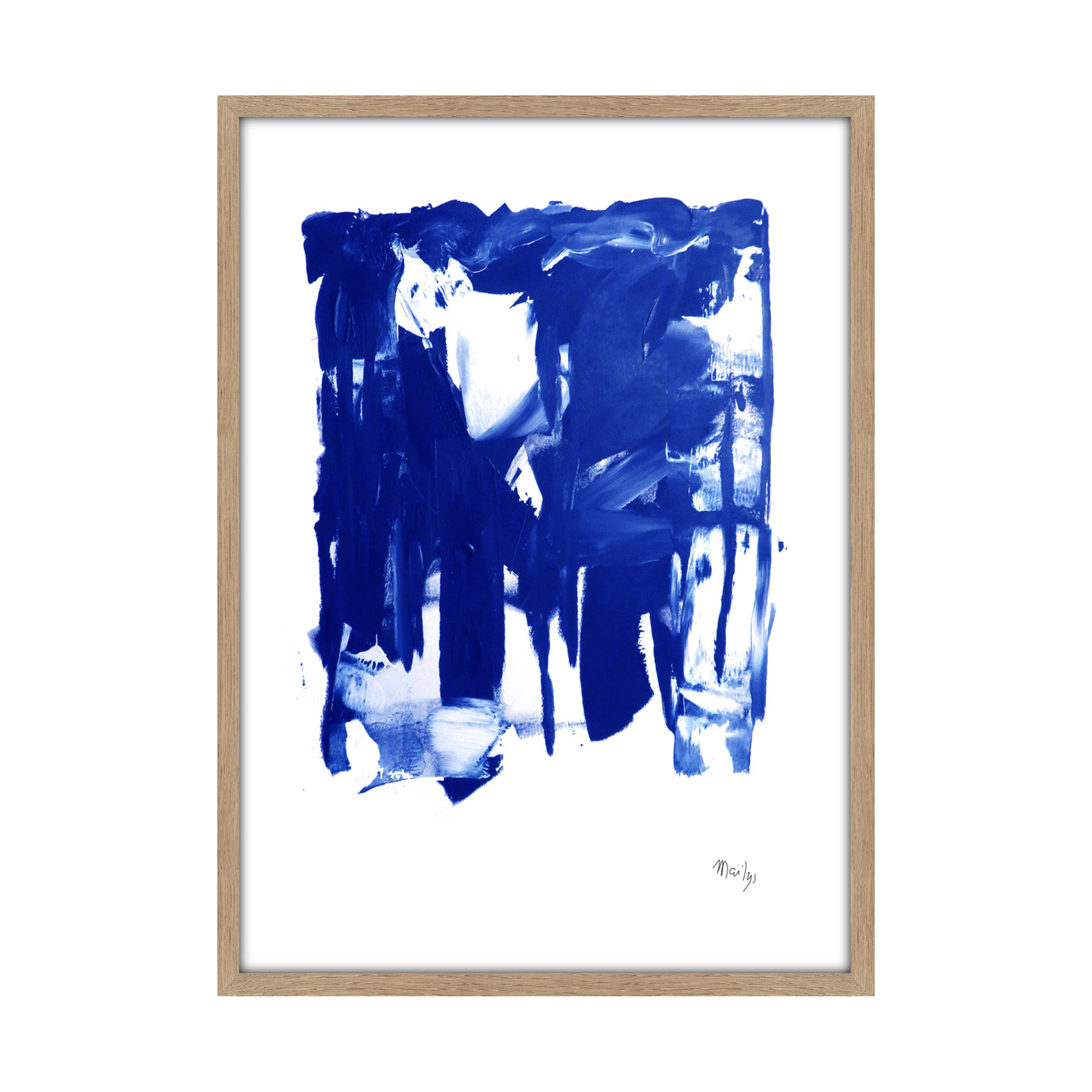 Tableau MY Bleu Klein A 50 x 70 cm