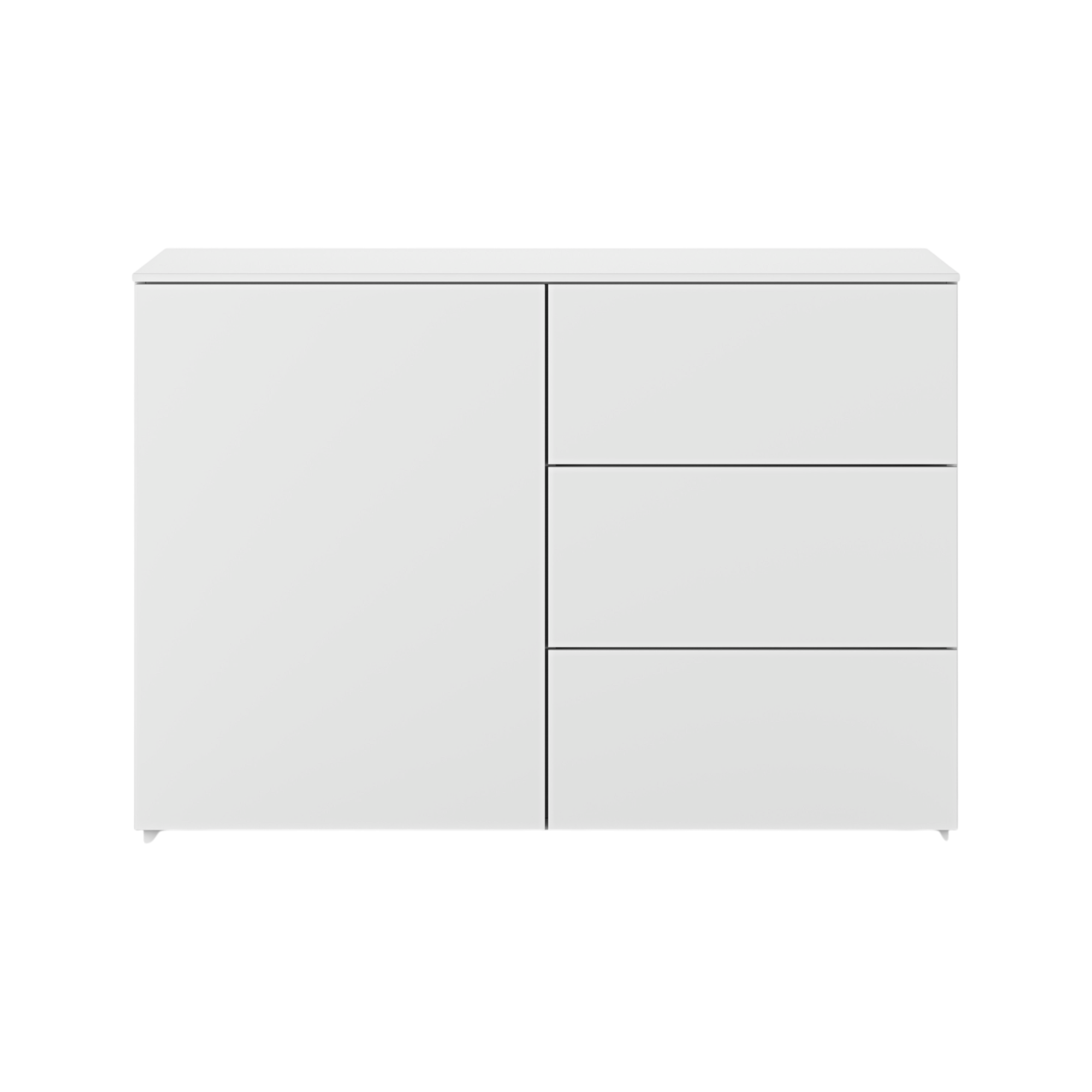 Buffet 1 porte 3 tiroirs Tilda