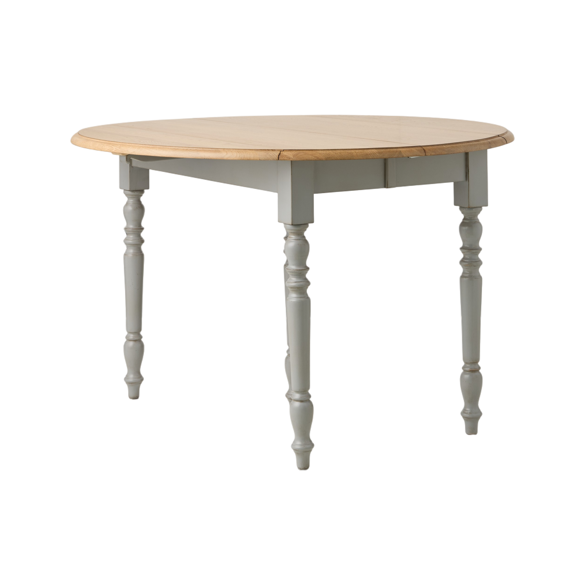 Table à manger à volets extensible bois  massif 4 à 8 personnes Embellie CAMIF