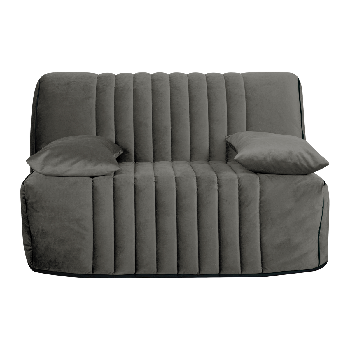 Canapé BZ velours matelas 15 cm Oriane Canapé BZ velours matelas 15 cm Oriane