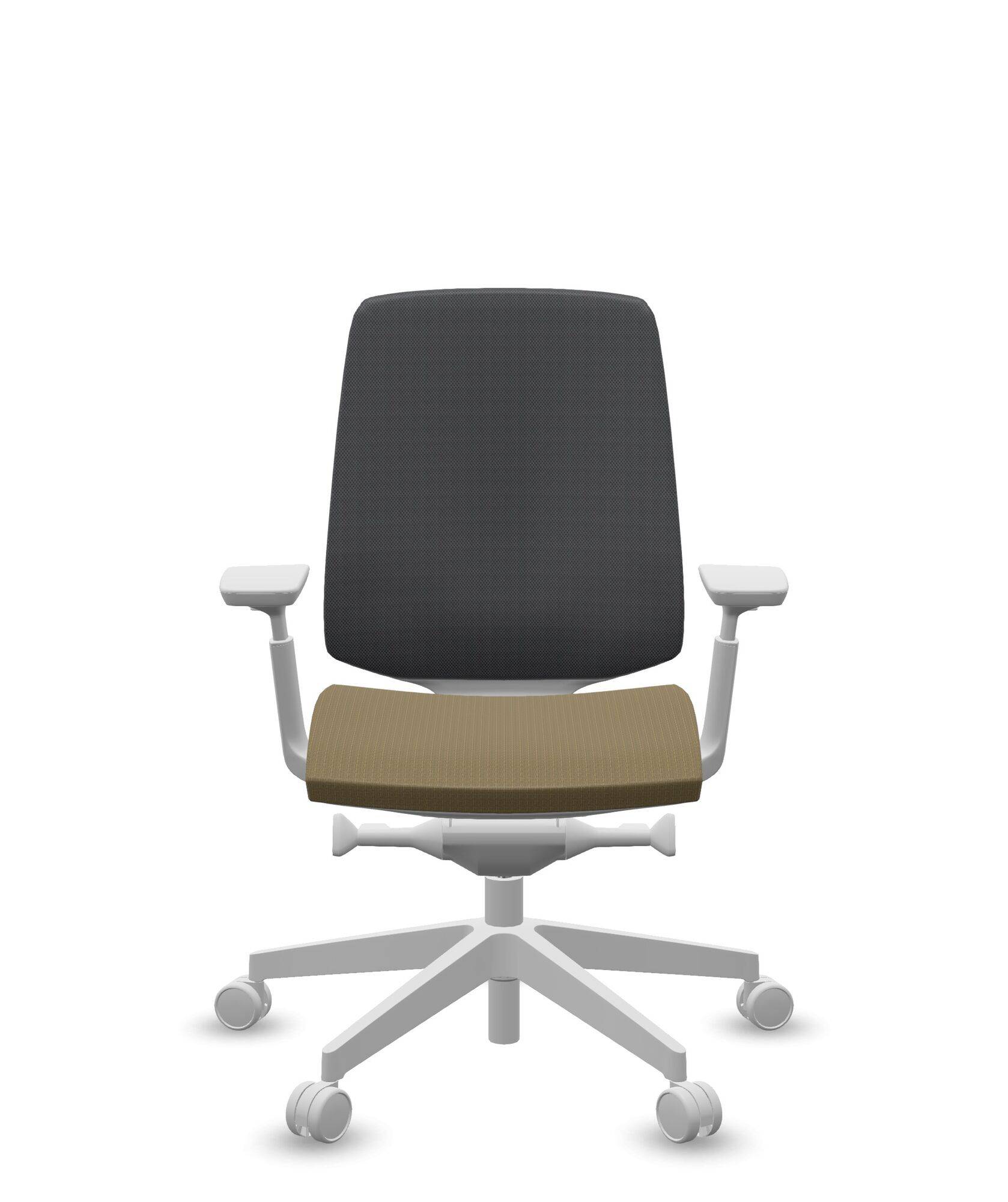 Fauteuil de bureau base grise et dossier résille Light Up 250SL