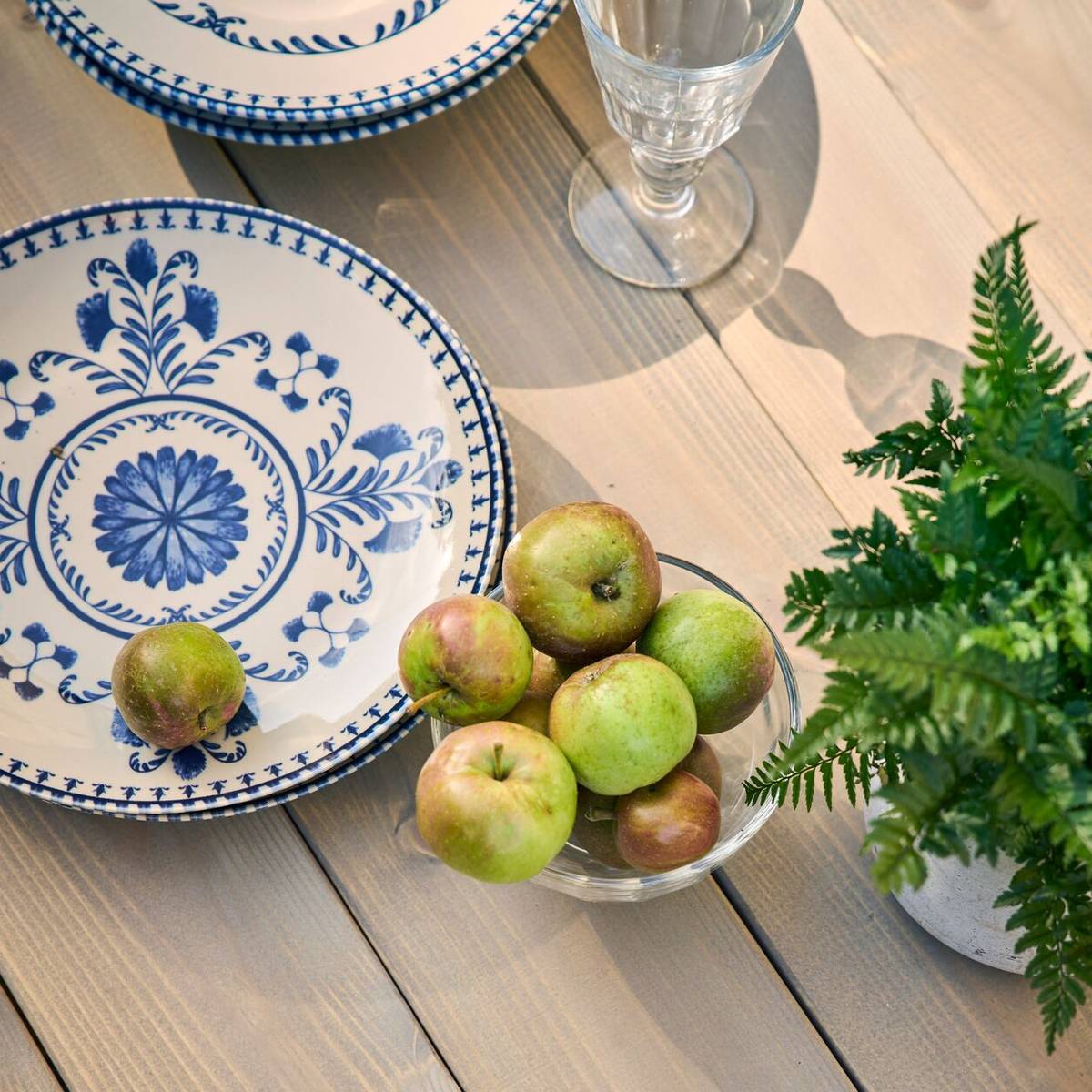 Lot de 6 Assiettes plates Vila Flore Lot de 6 Assiettes plates Vila Flore