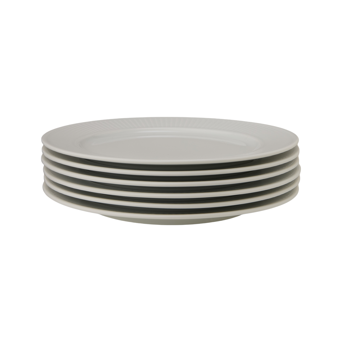 Lot de 6 Assiettes plates Plissé Lot de 6 Assiettes plates Plissé