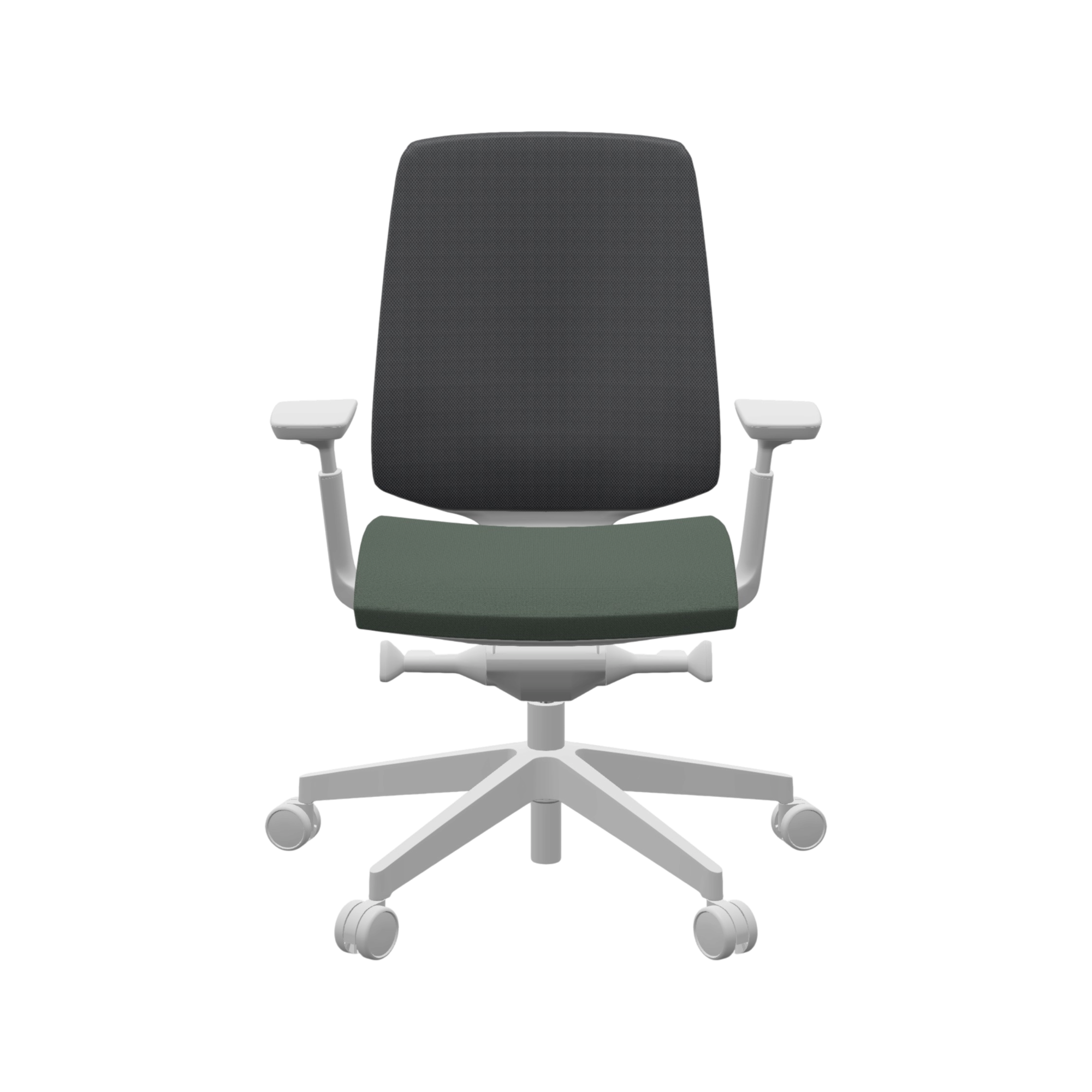 Fauteuil de bureau base grise et dossier résille Light Up 250SL