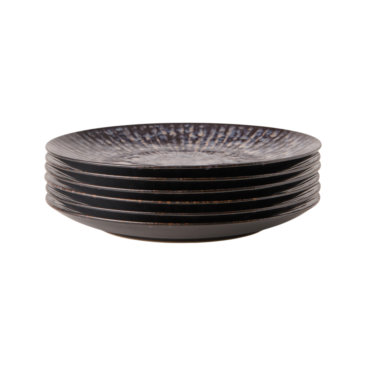 Lot de 6 Assiettes plates Canelé Anadia Lot de 6 Assiettes plates Canelé Anadia