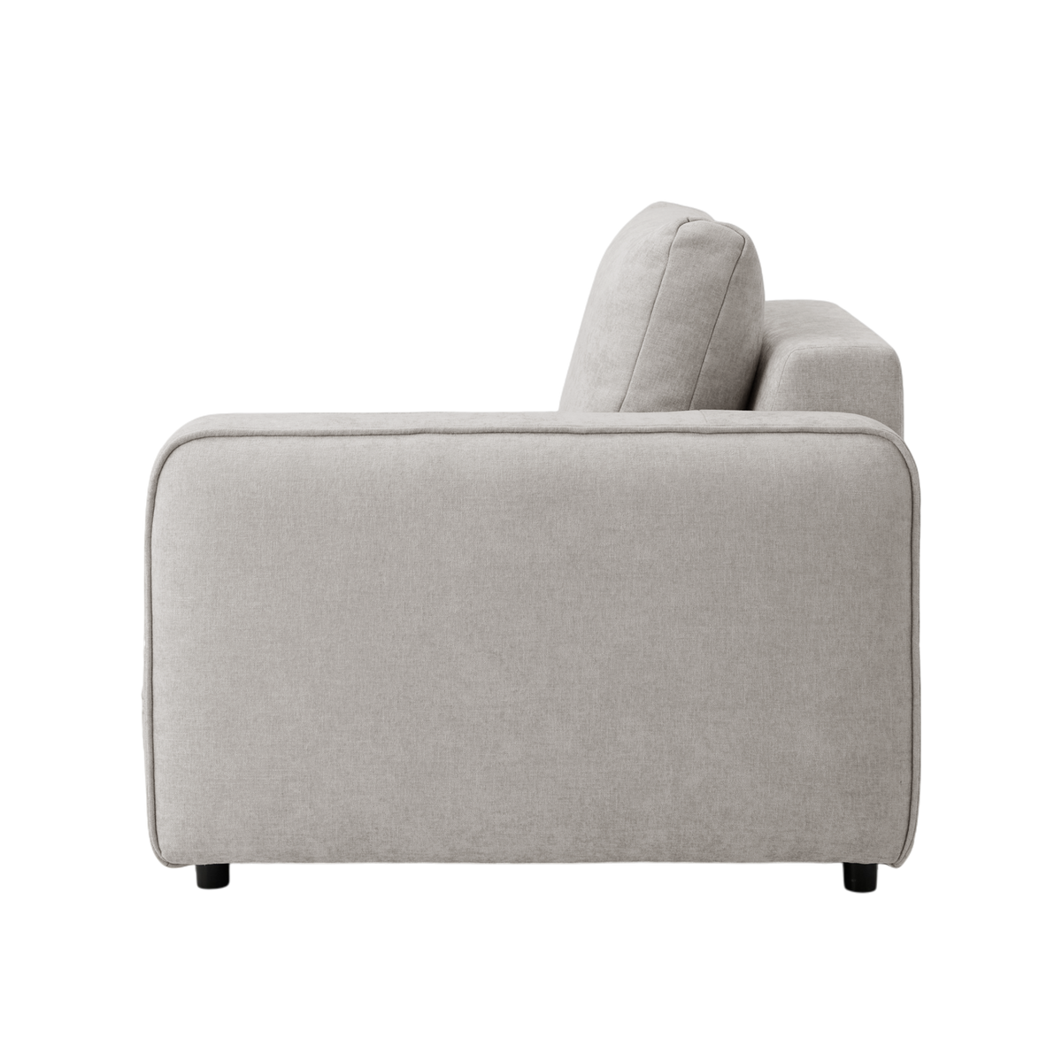 Chauffeuse avec accoudoir pour canapé modulable tissu Solenn Chauffeuse avec accoudoir pour canapé modulable tissu Solenn