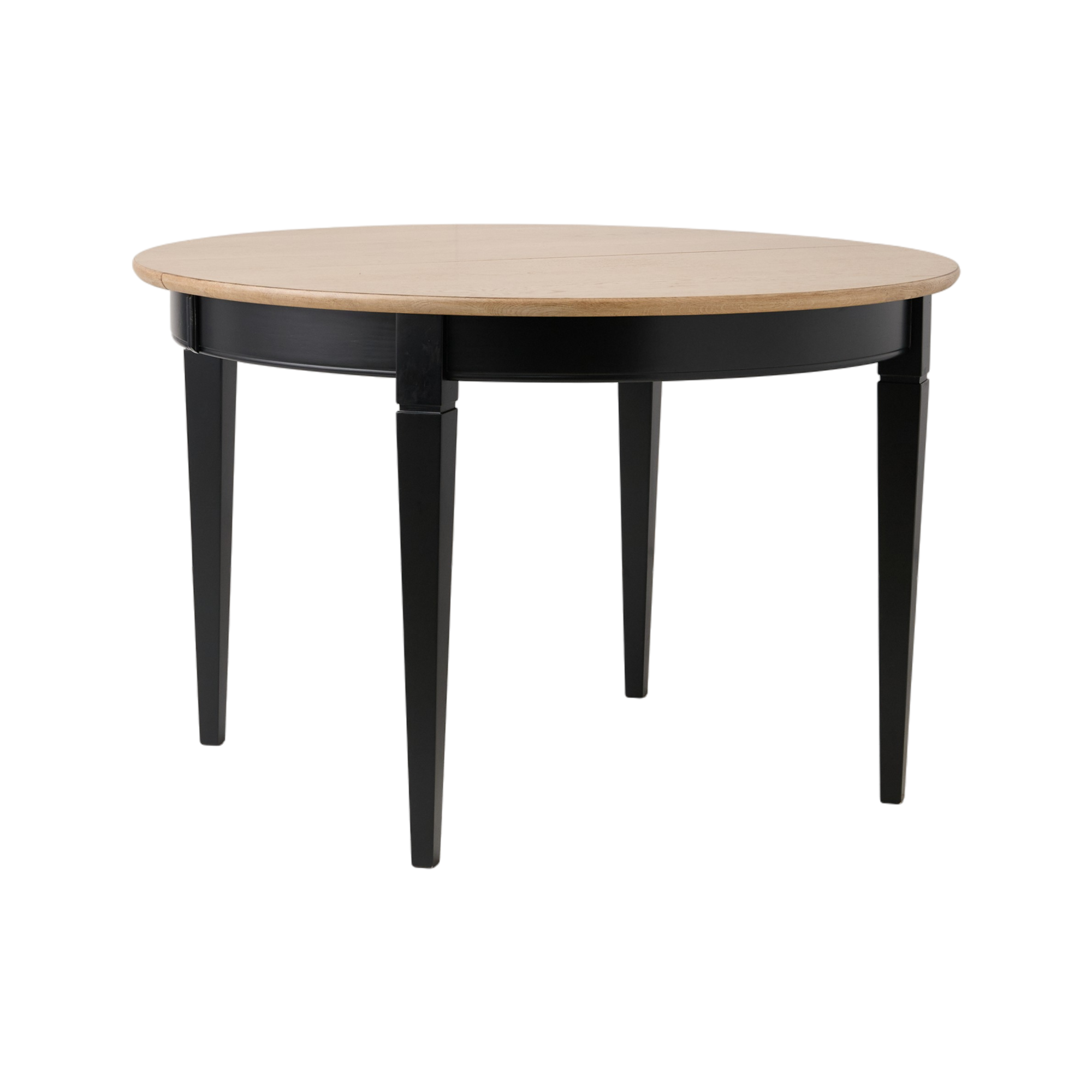 Table à manger ronde extensible bois  massif 4 à 8 personnes Embellie CAMIF