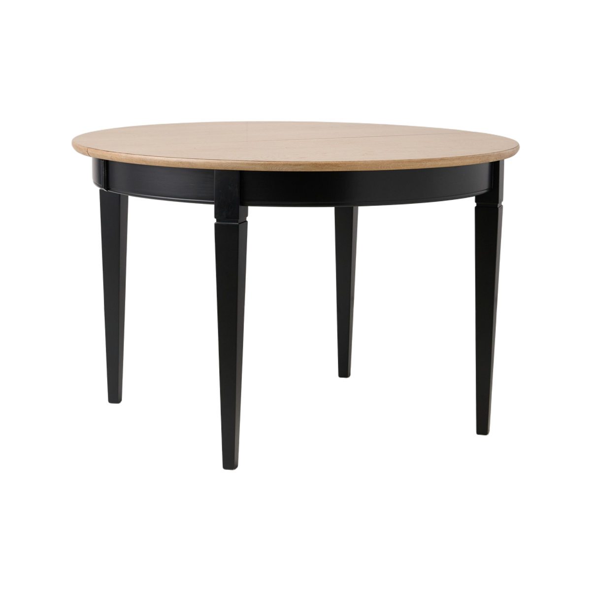 Table à manger ronde extensible bois massif 4 à 8 personnes Embellie CAMIF Table à manger ronde extensible bois massif 4 à 8 personnes Embellie CAMIF