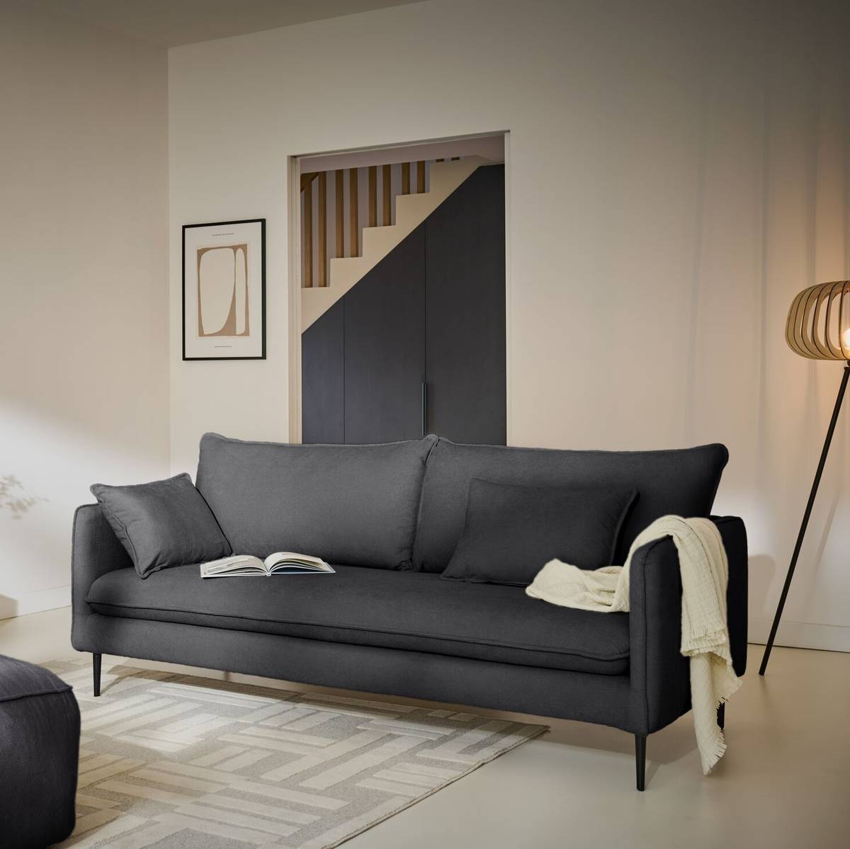 Canapé convertible tissu Oden Canapé convertible tissu Oden