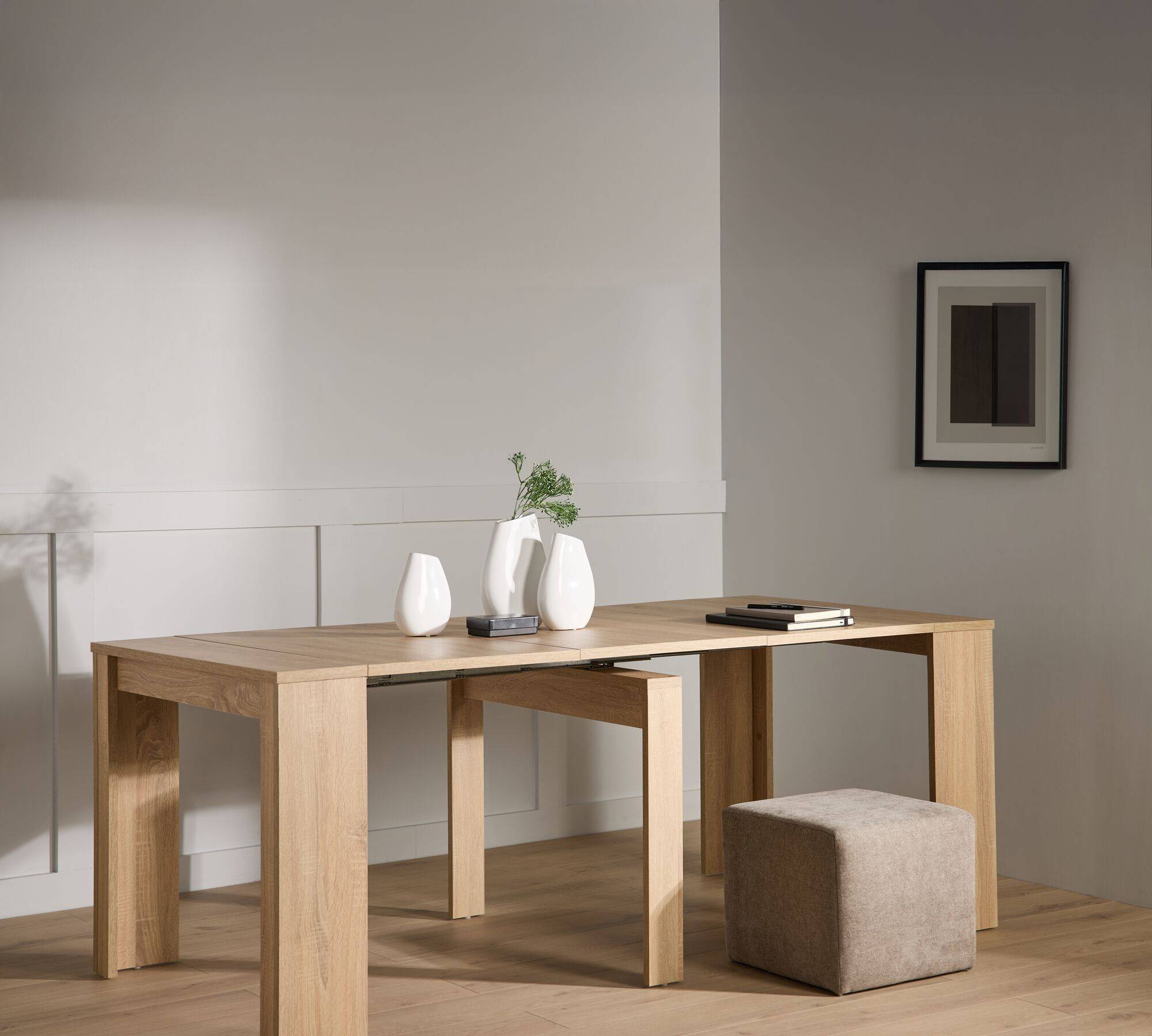 Set de 3 vases décoratifs blancs en céramique Billie - Image 1