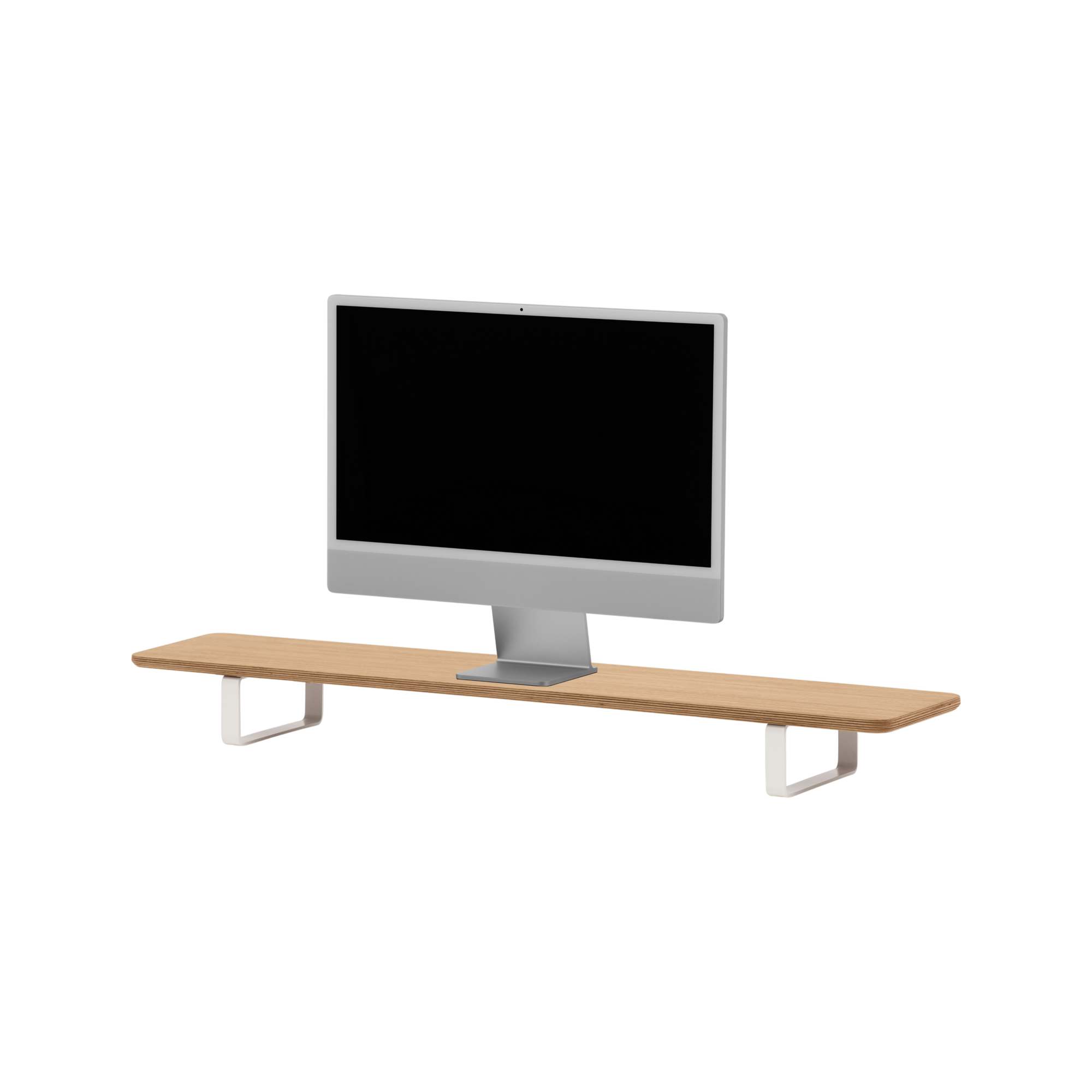 Etagére de bureau en placage - Image 1