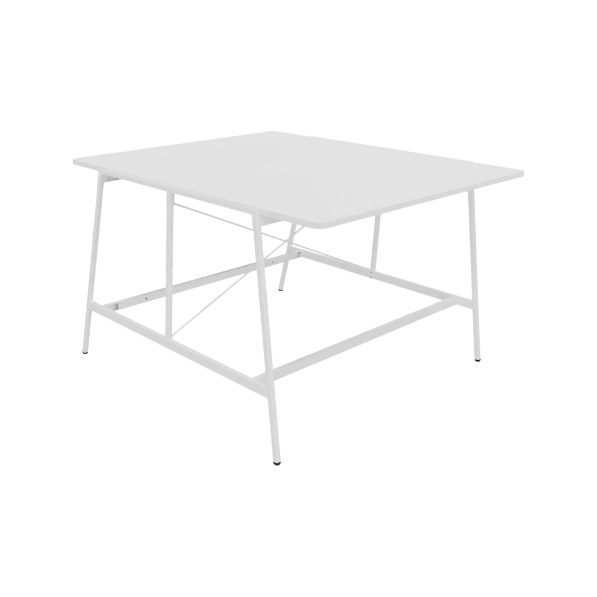 Table de Réunion carrée réglable en hauteur Alto
