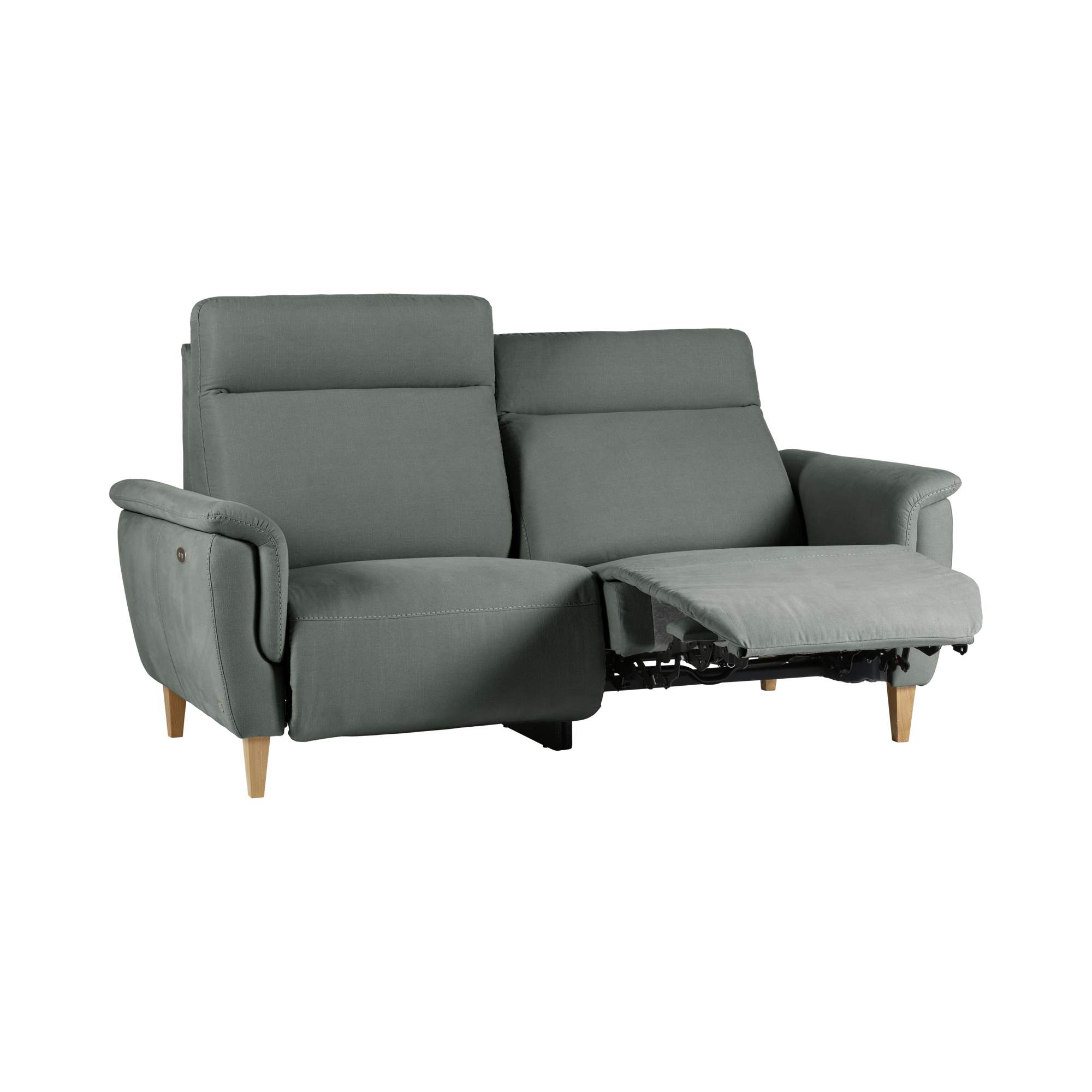 Canapé relax electrique coton lin Bergen