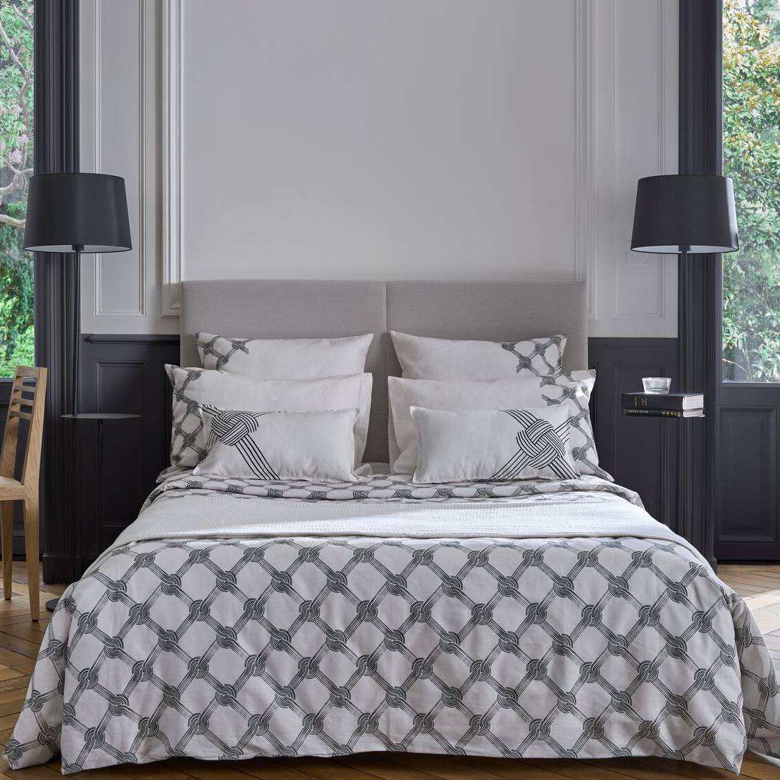 Coussin coton lin Nautique Coussin coton lin Nautique