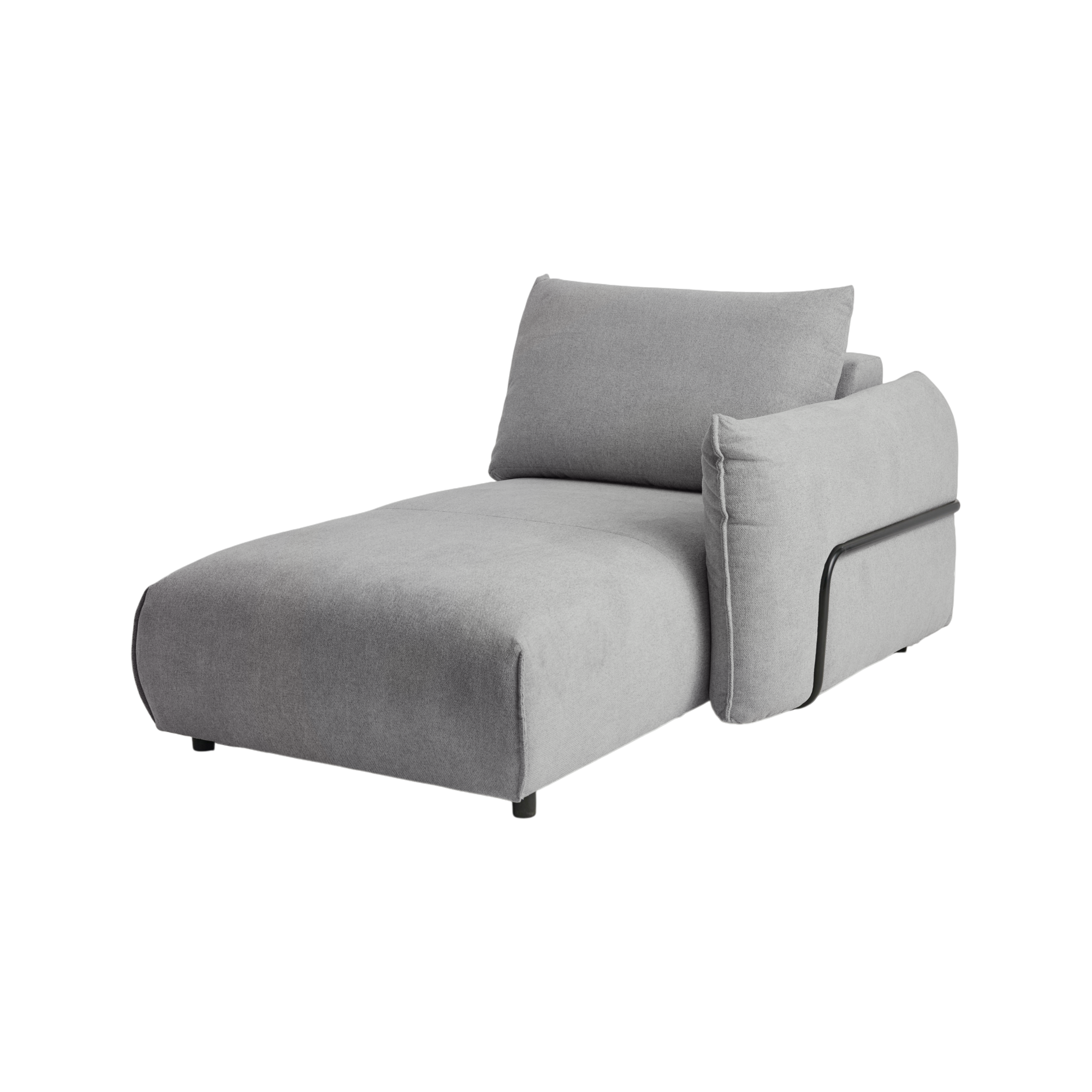 Méridienne pour canapé modulable tissu Solal
