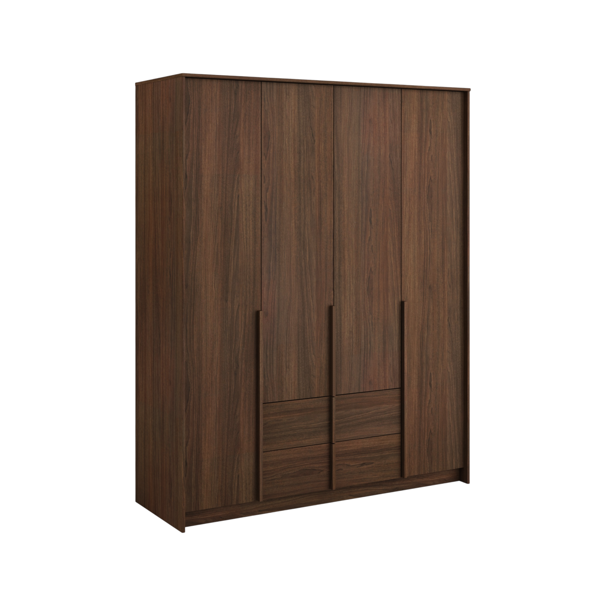 Armoire 4 portes 2 tiroirs Paku
