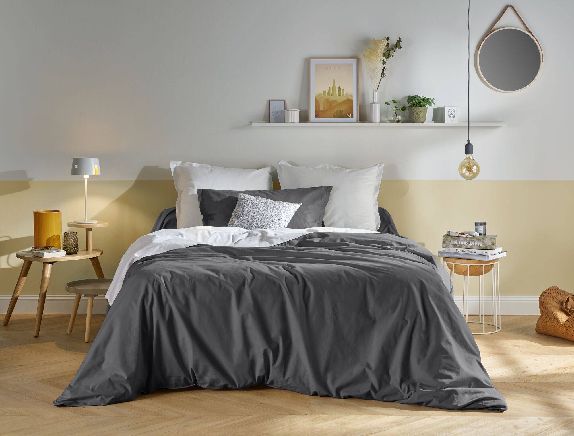 Lot de 2 draps housses matelas épais coton bio Fil & Sens