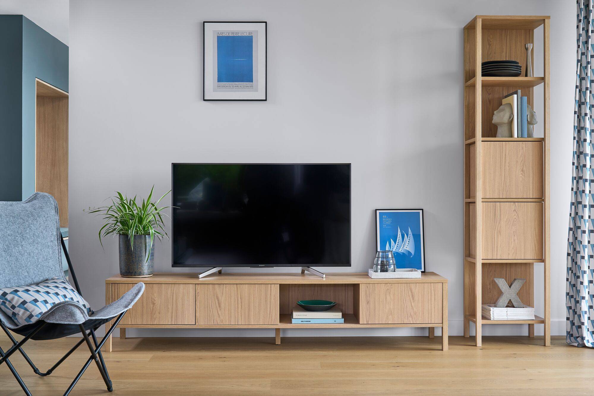 Etagère décor bois L45cm Simon